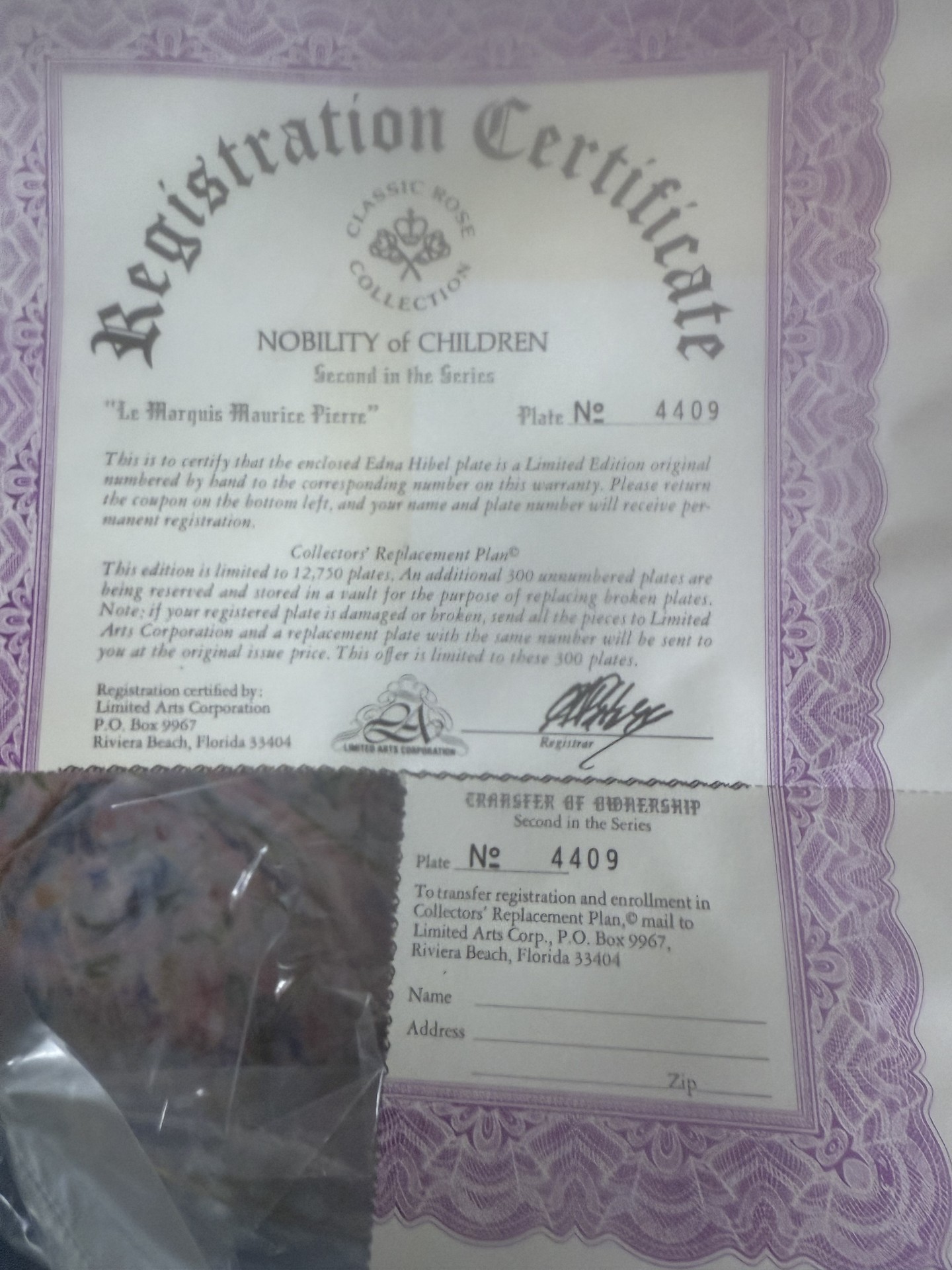 Limited Edition Edna Hibel Nobility of Children Plates - image 2 of 8