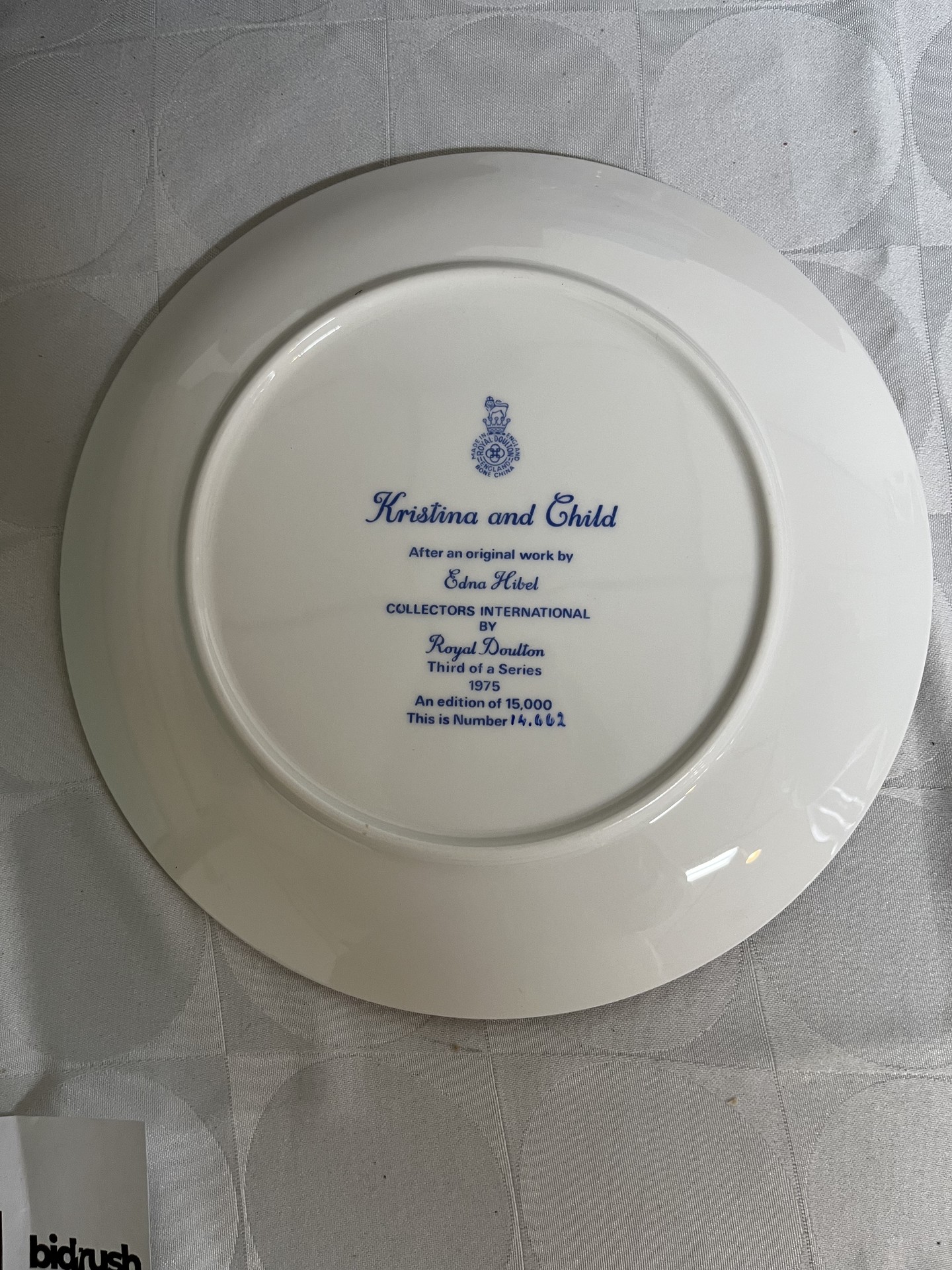 Hibel Mother and Child Plates (Set of 4) by Royal Doulton - image 2 of 9