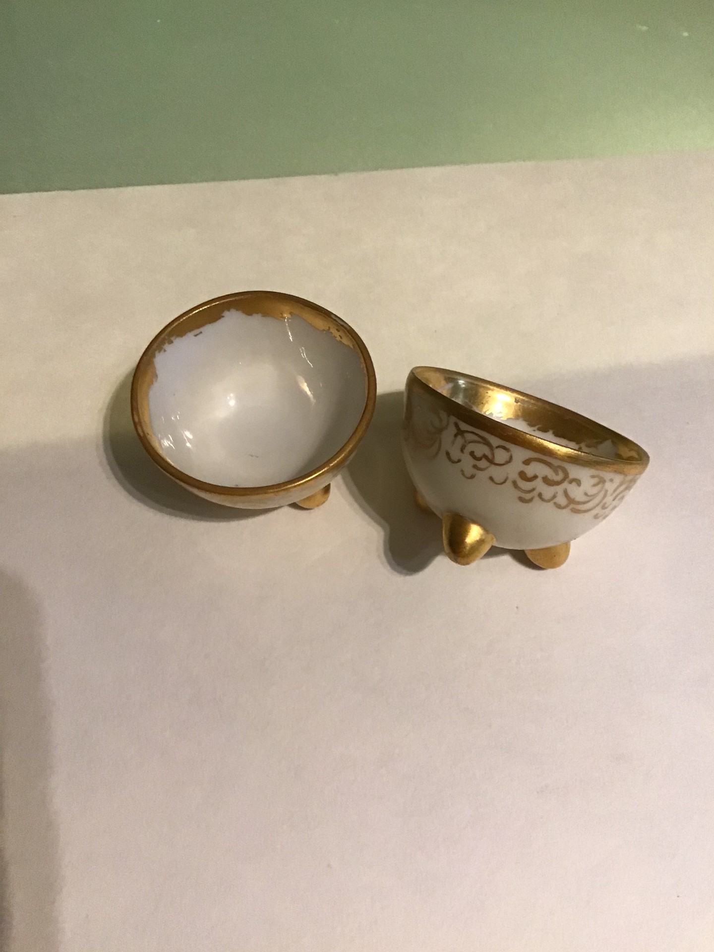 Two Japanese Kutani porcelain cups - image 1 of 2
