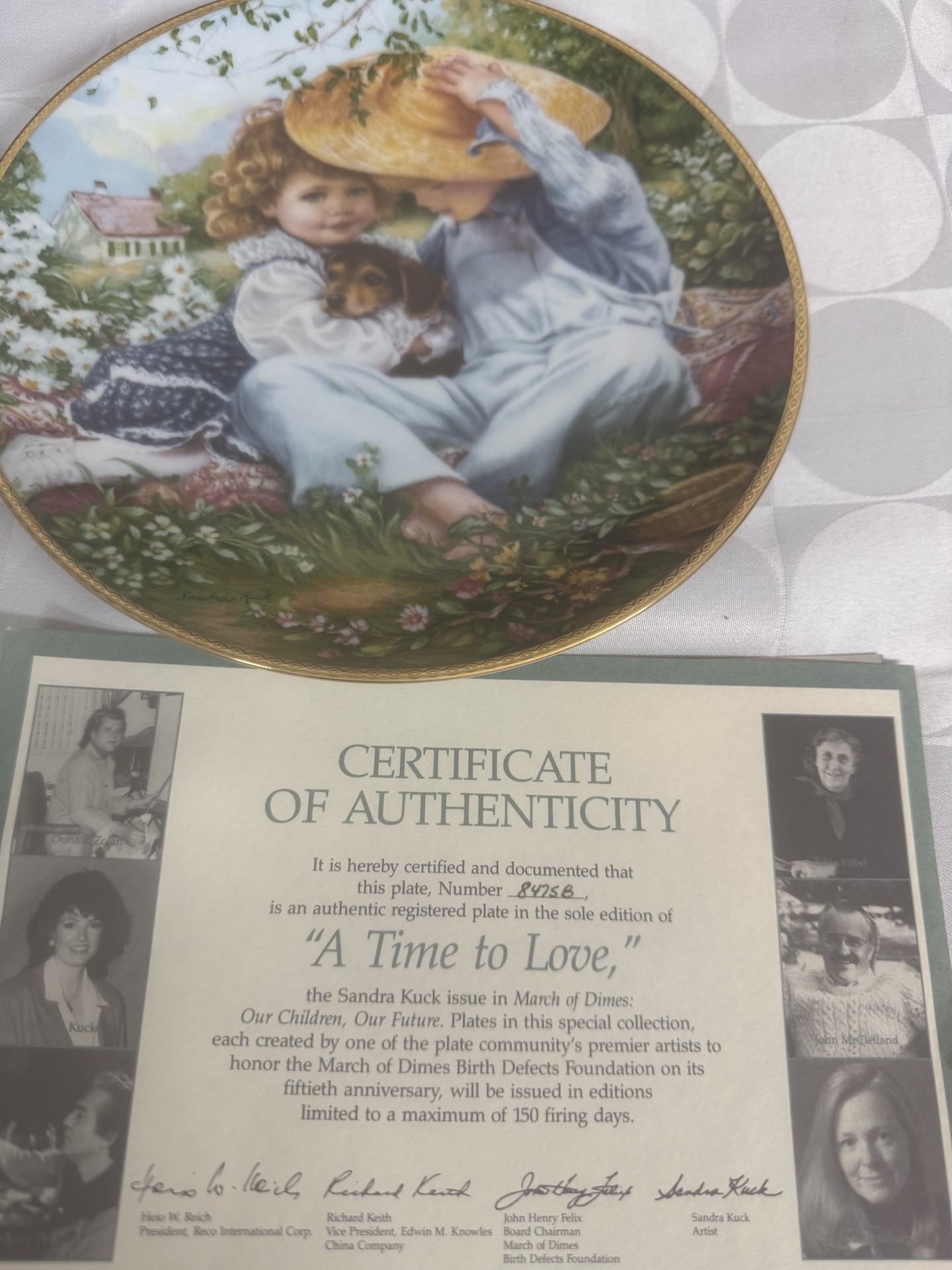 A Time to Love and A Time for Peace Collectible Plates - image 2 of 6