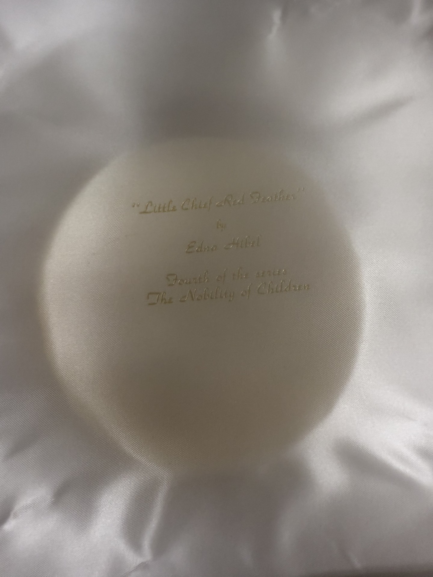 Set of 4 Edna Hibel Nobility of Children Collector Plates - image 16 of 18