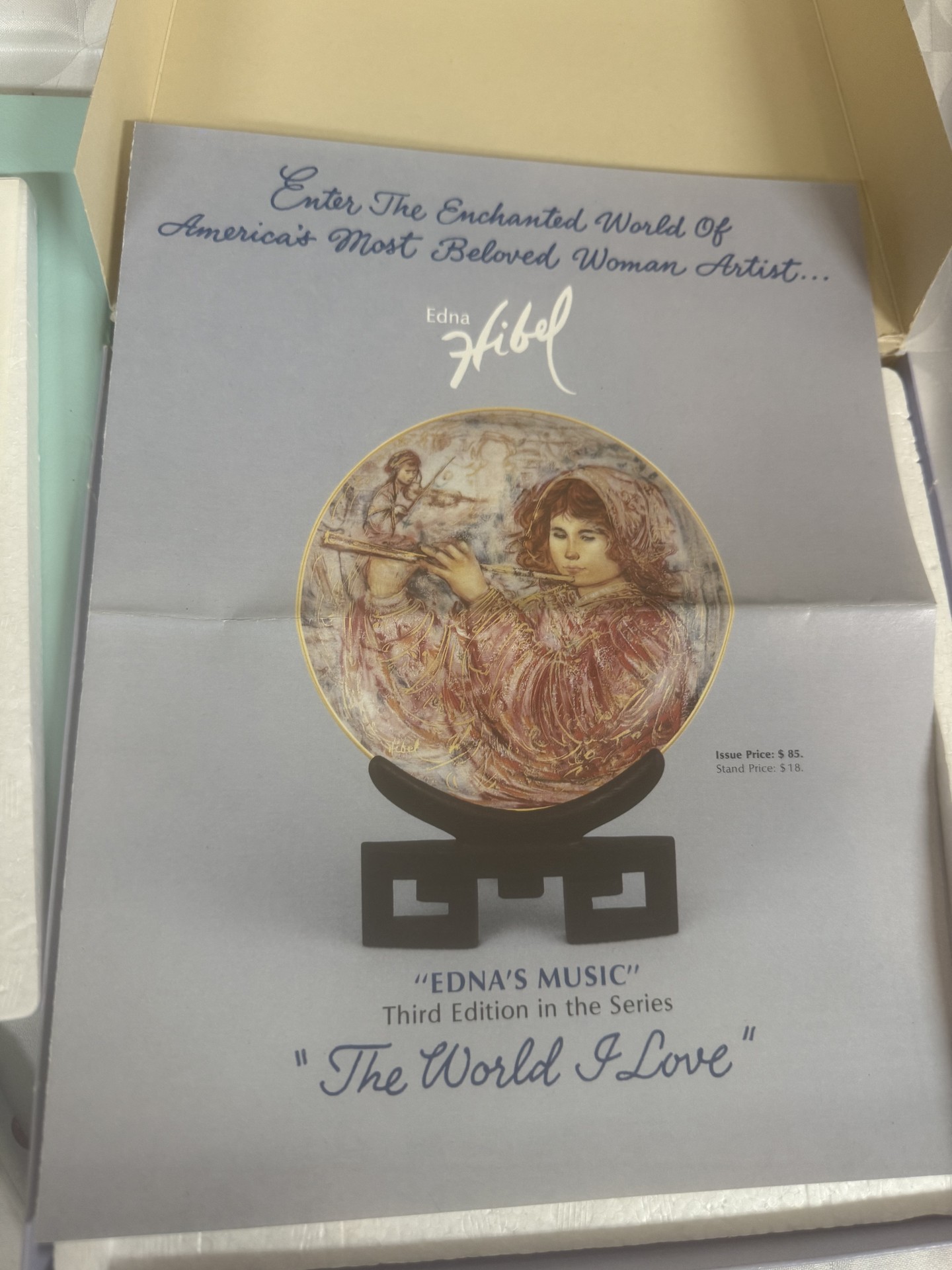 Edna Hibel Limited Edition Collectible Plates Set - image 7 of 16