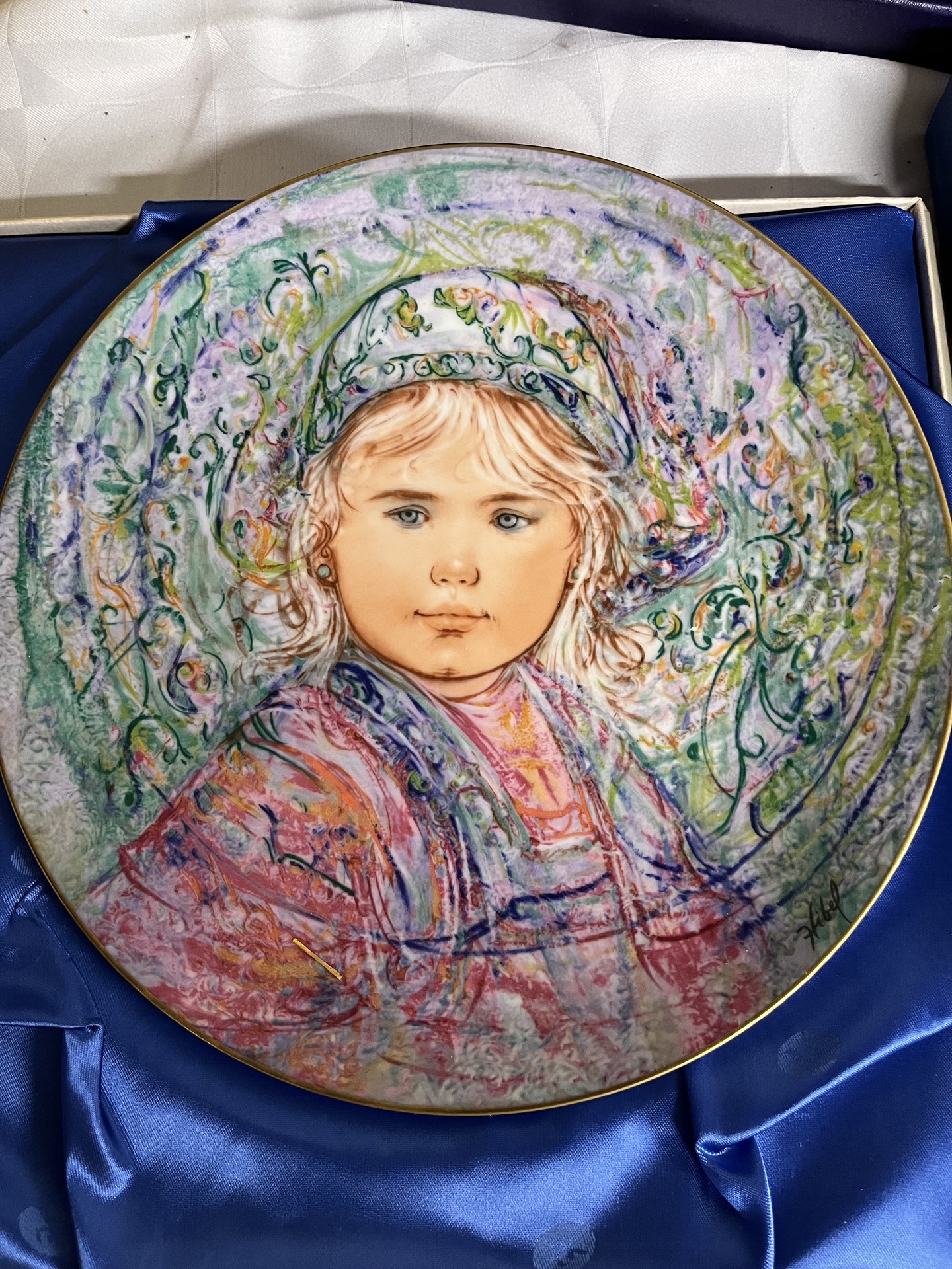 Edna Hibel The Nobility of Children collectible plates - image 1 of 5