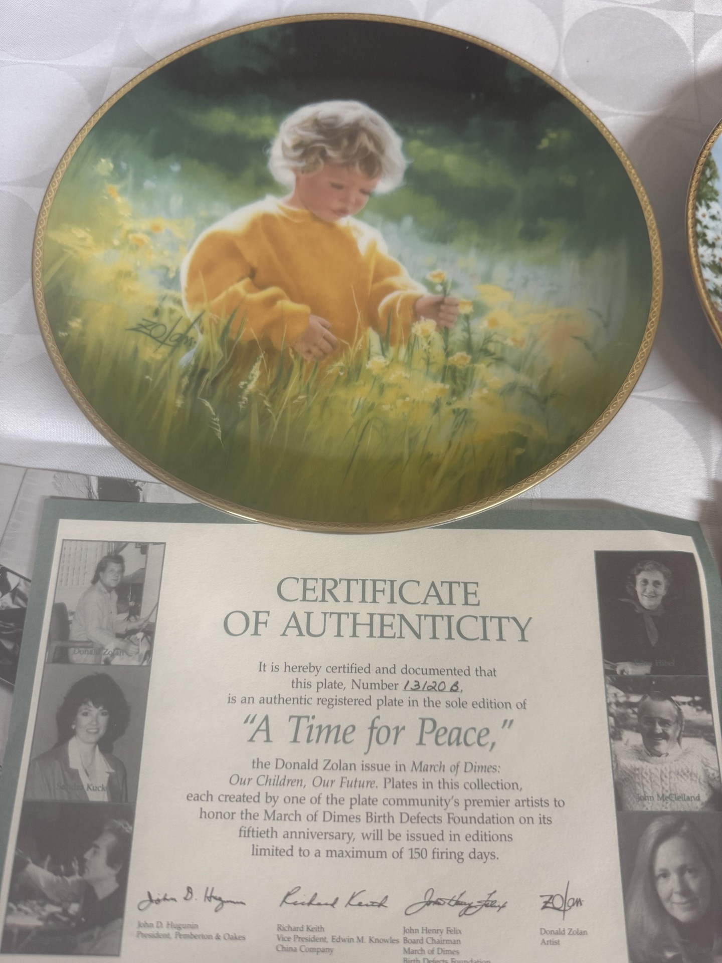 A Time to Love and A Time for Peace Collectible Plates - image 3 of 6