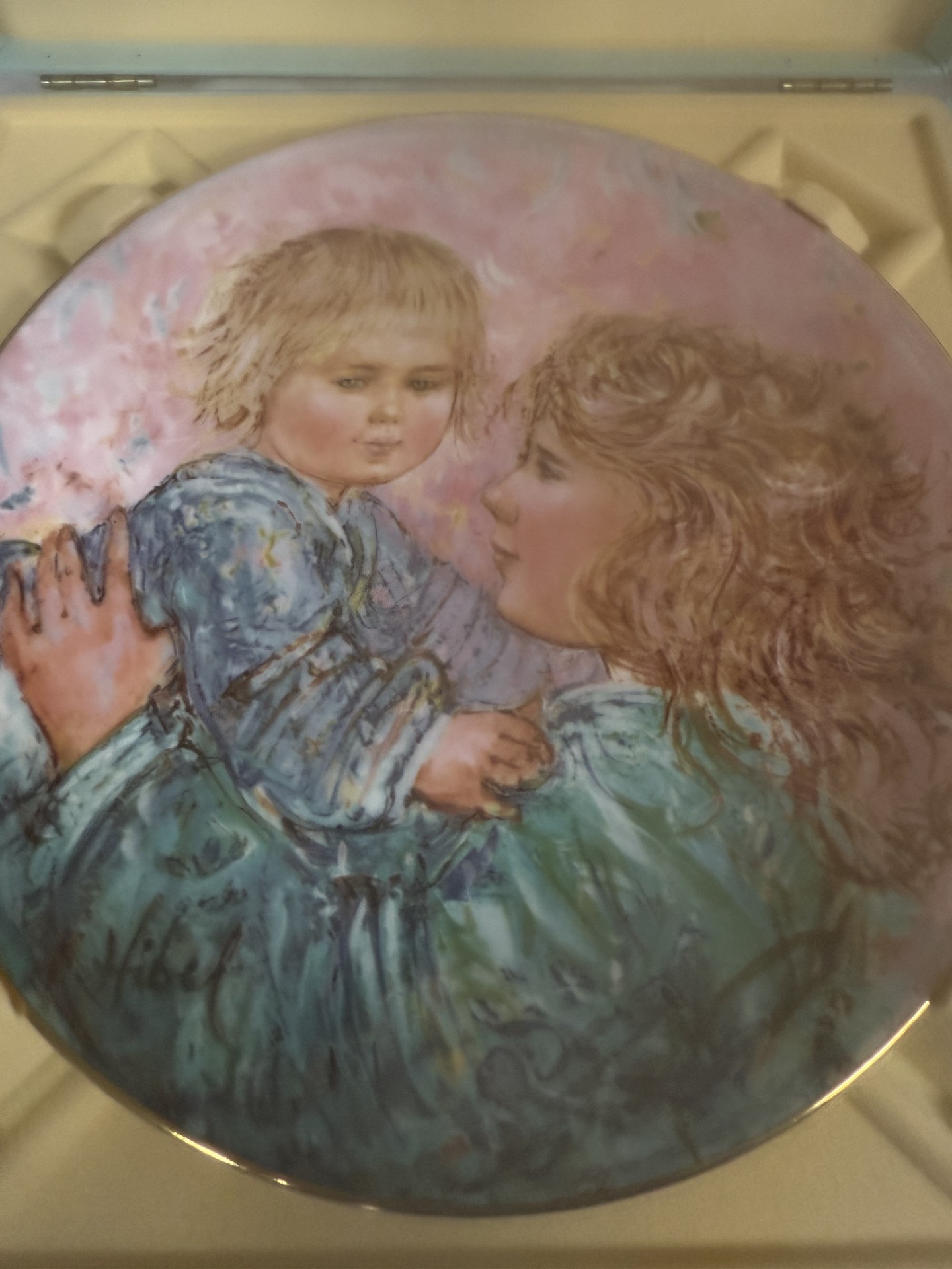 Edna Hibel Limited Edition Collectible Plates Set - image 1 of 16