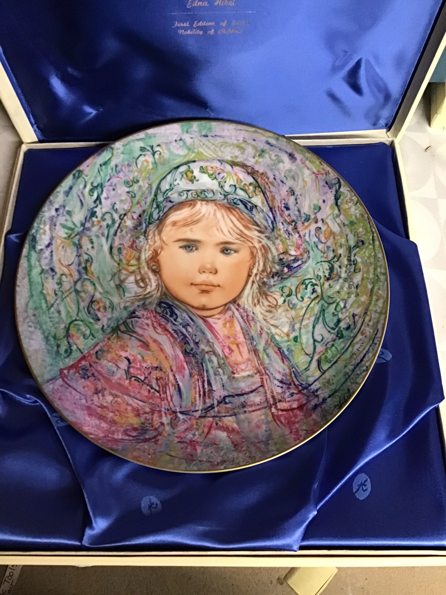 Edna Hibel The Nobility of Children Collector Plates - image 3 of 11