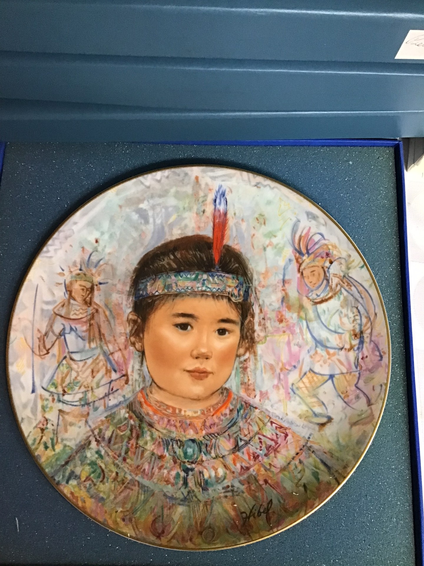 Edna Hibel The Nobility of Children Collector Plates - image 7 of 11