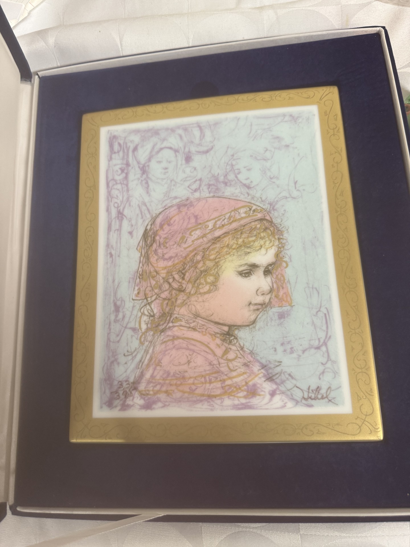 Framed portrait print titled Mädchen - image 1 of 6