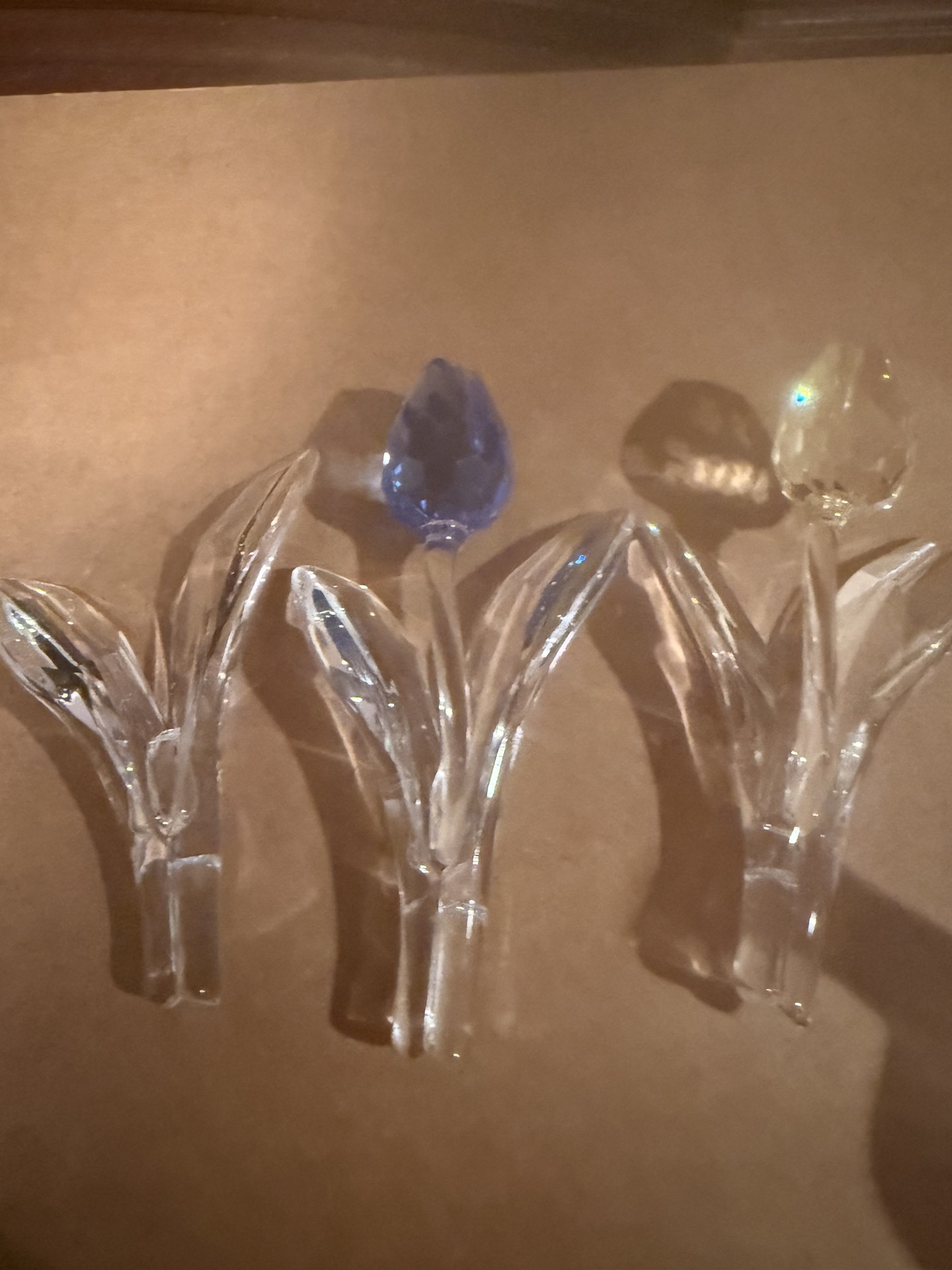 Swarvorski - Crystal glass flower and leaf chandelier components - image 5 of 6