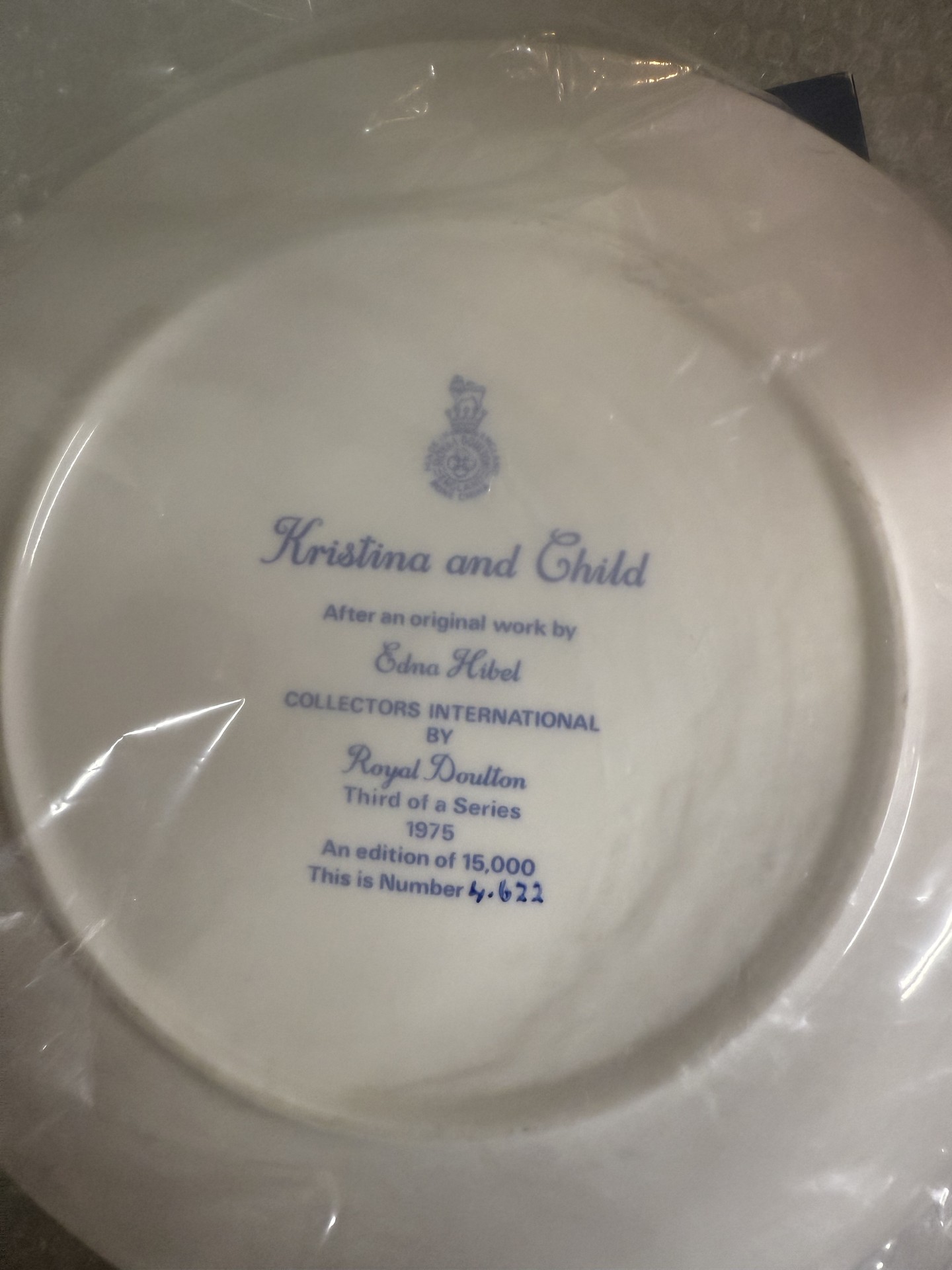 Edna Hibel Mother‑and‑Child Plates (Royal Doulton Collectors International) - image 11 of 12
