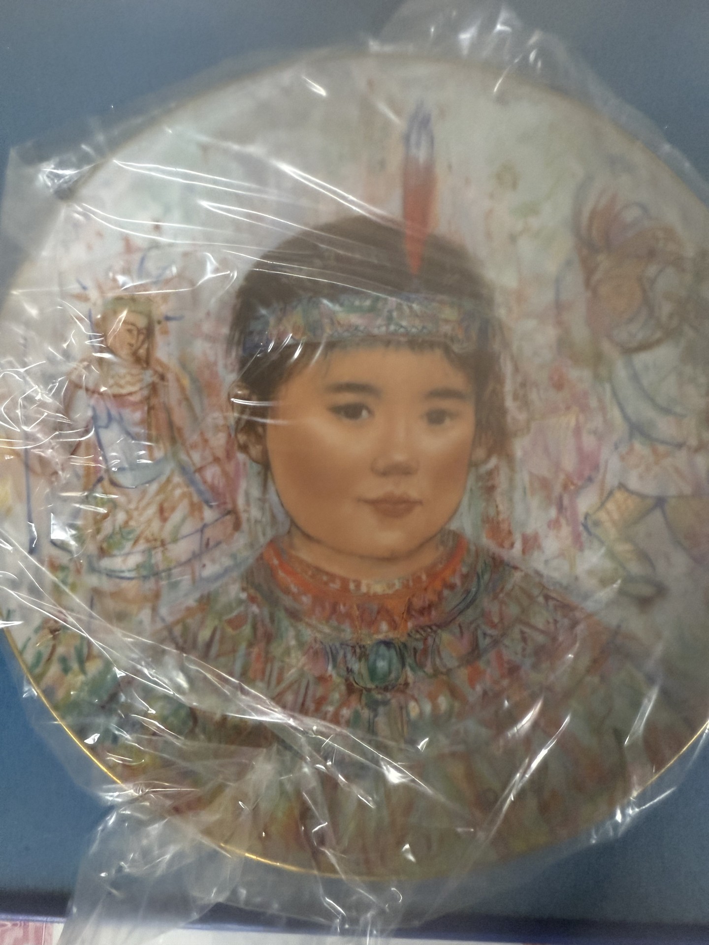 Set of 4 Edna Hibel Nobility of Children Collector Plates - image 14 of 18