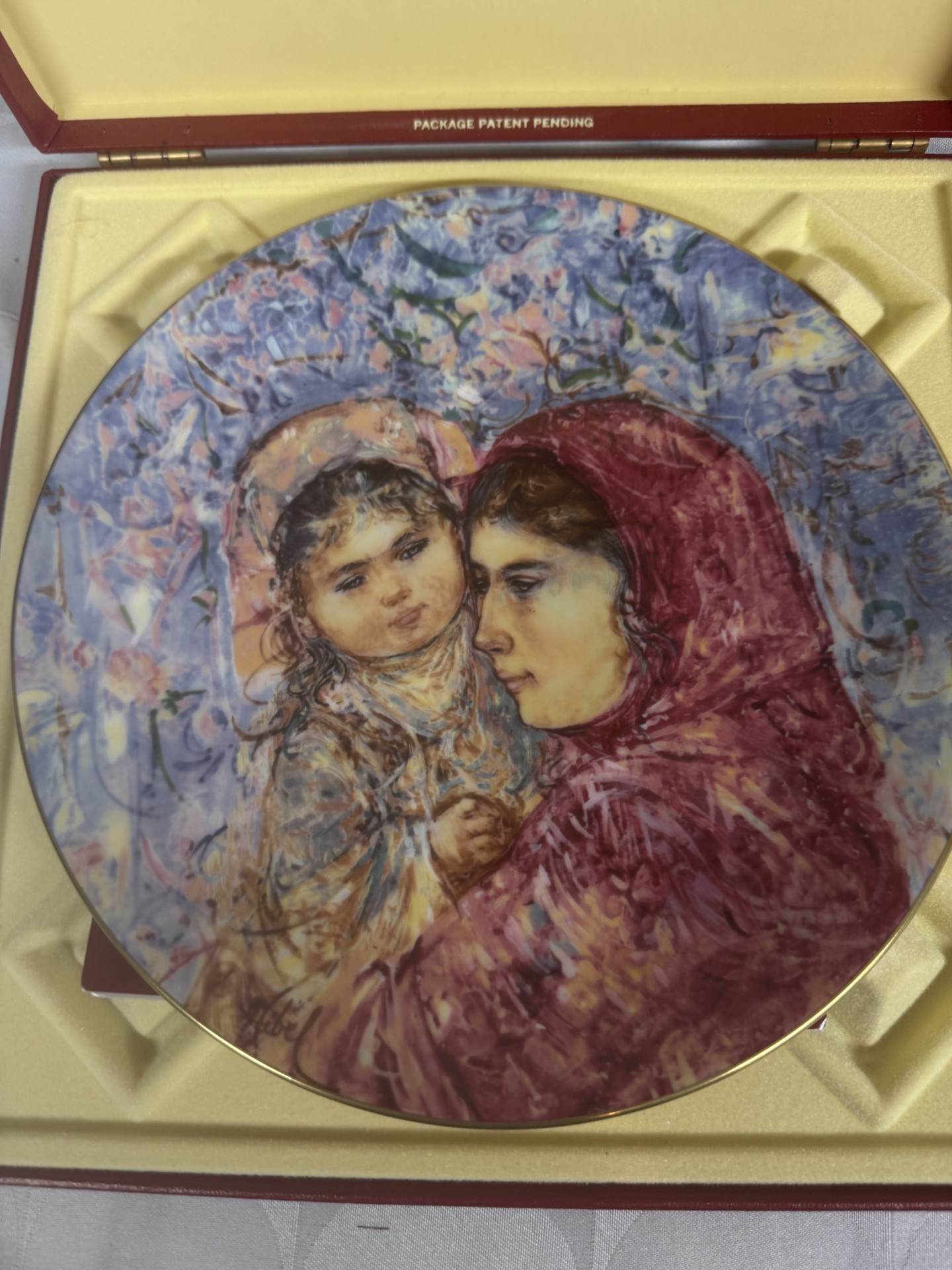 Edna Hibel Kristina and Child; Lucia and Child porcelain plates for Royal Doulton - image 2 of 8