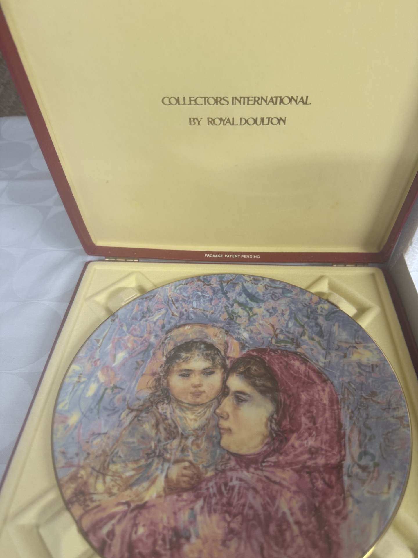 Edna Hibel Lucia & Child Limited Edition Porcelain Plates - image 2 of 14