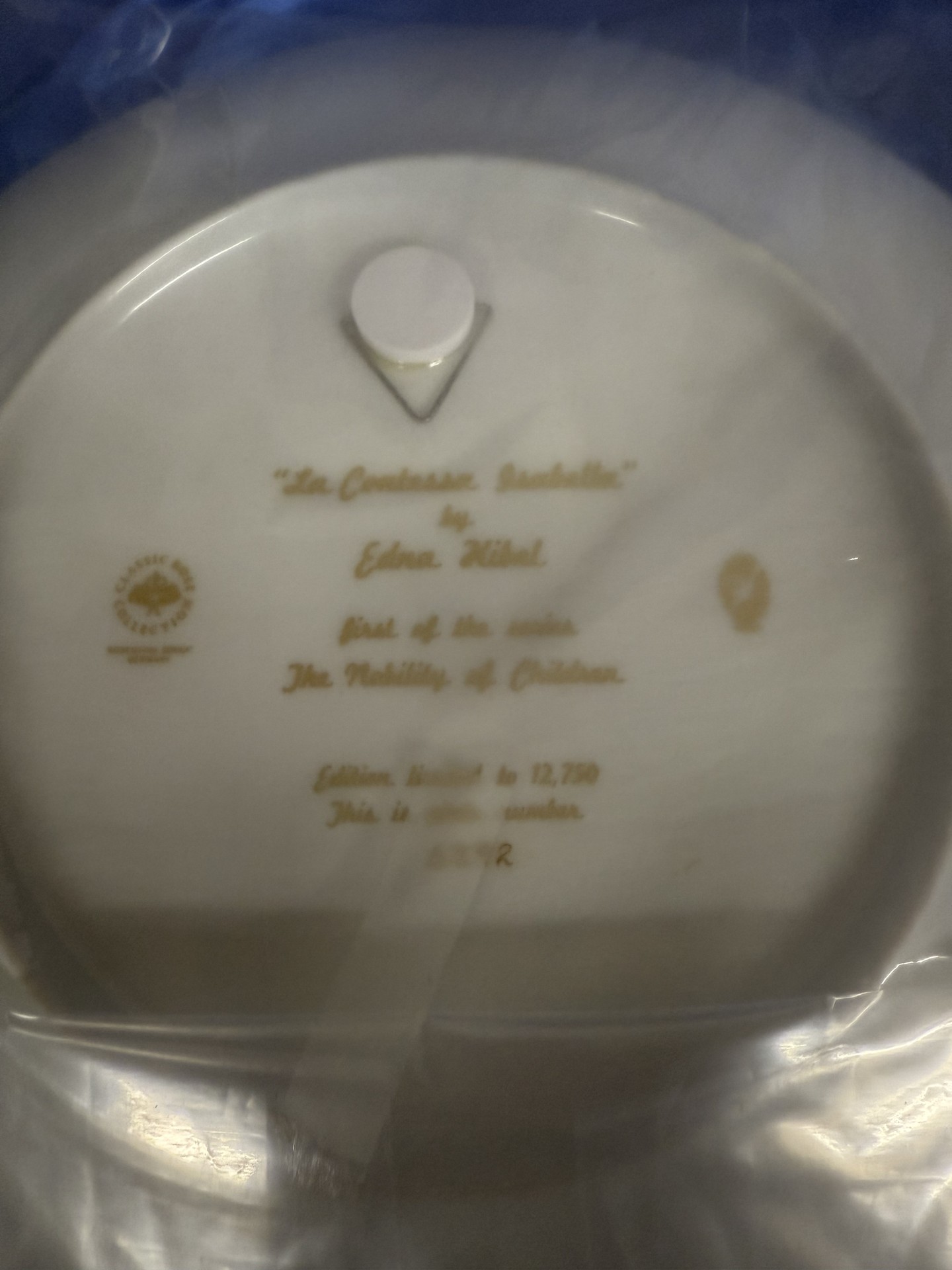 Set of 4 Edna Hibel Nobility of Children Collector Plates - image 3 of 18