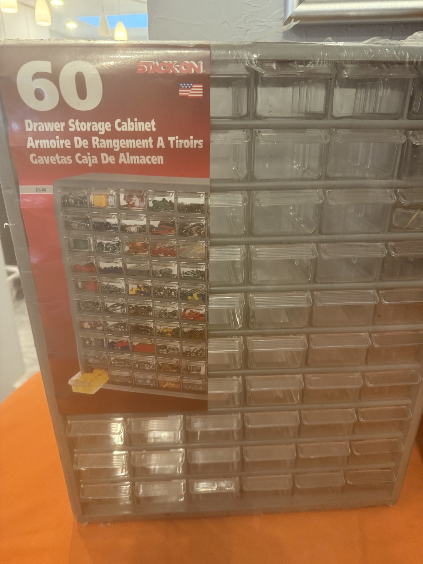 Plastic multi-drawer hardware storage cabinets - image 3 of 4