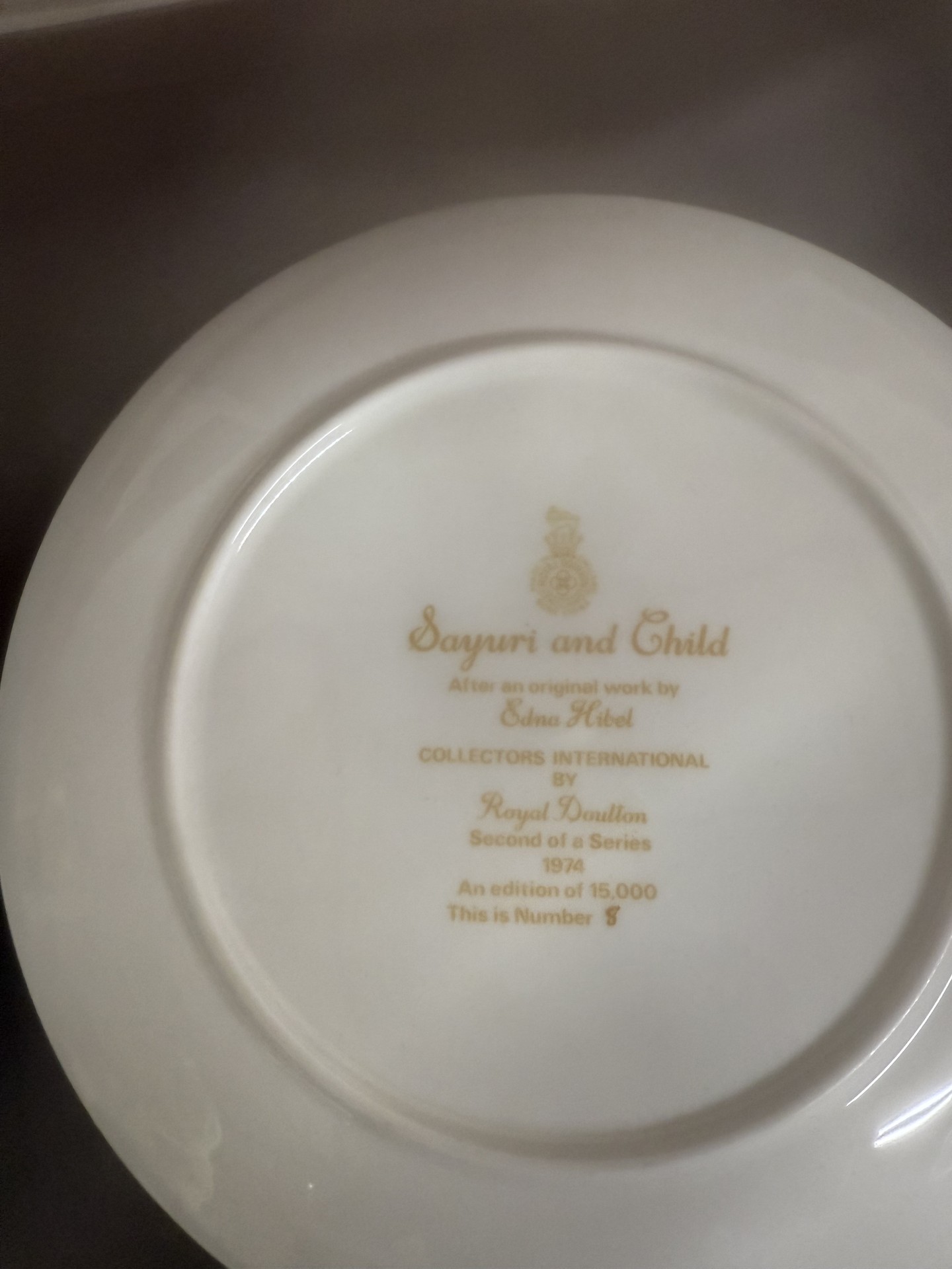 Edna Hibel Limited Edition Collectible Plates with Certificates - image 8 of 14