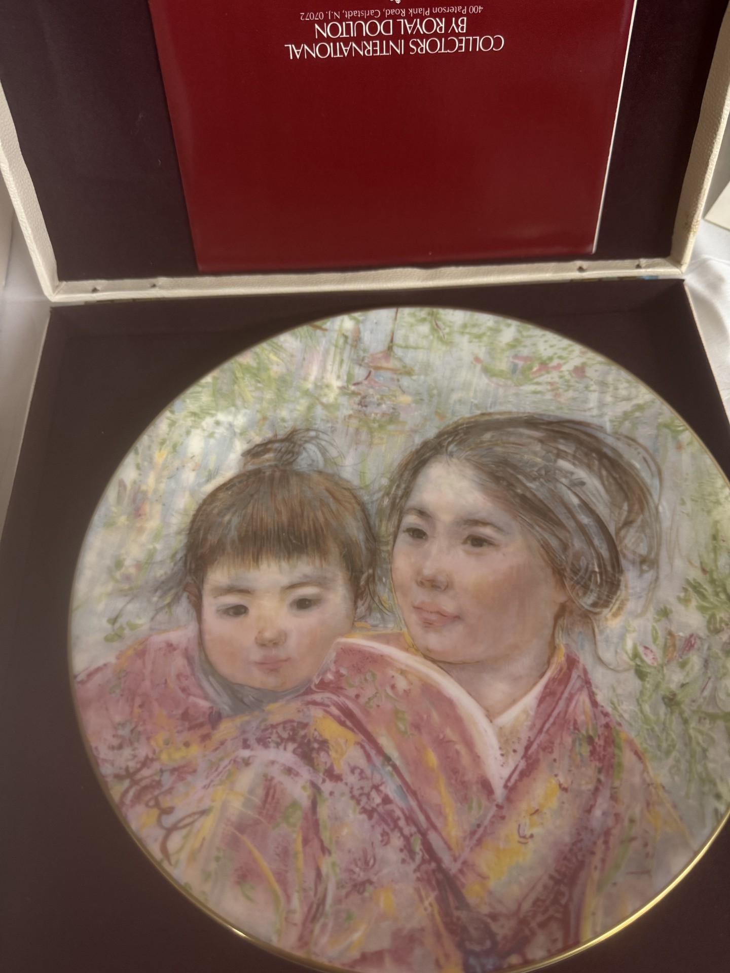 Edna Hibel Limited Edition Collectible Plates with Certificates - image 7 of 14