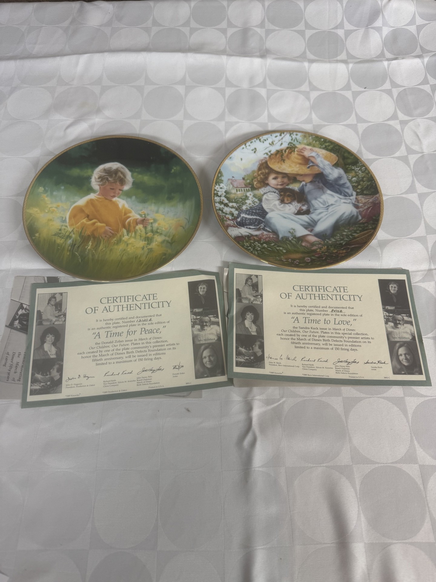 A Time to Love and A Time for Peace Collectible Plates - image 1 of 6