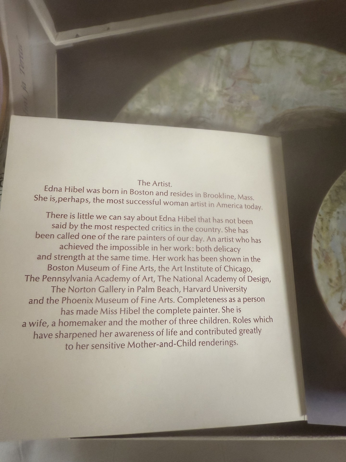 Edna Hibel Limited Edition Collectible Plates with Certificates - image 9 of 14