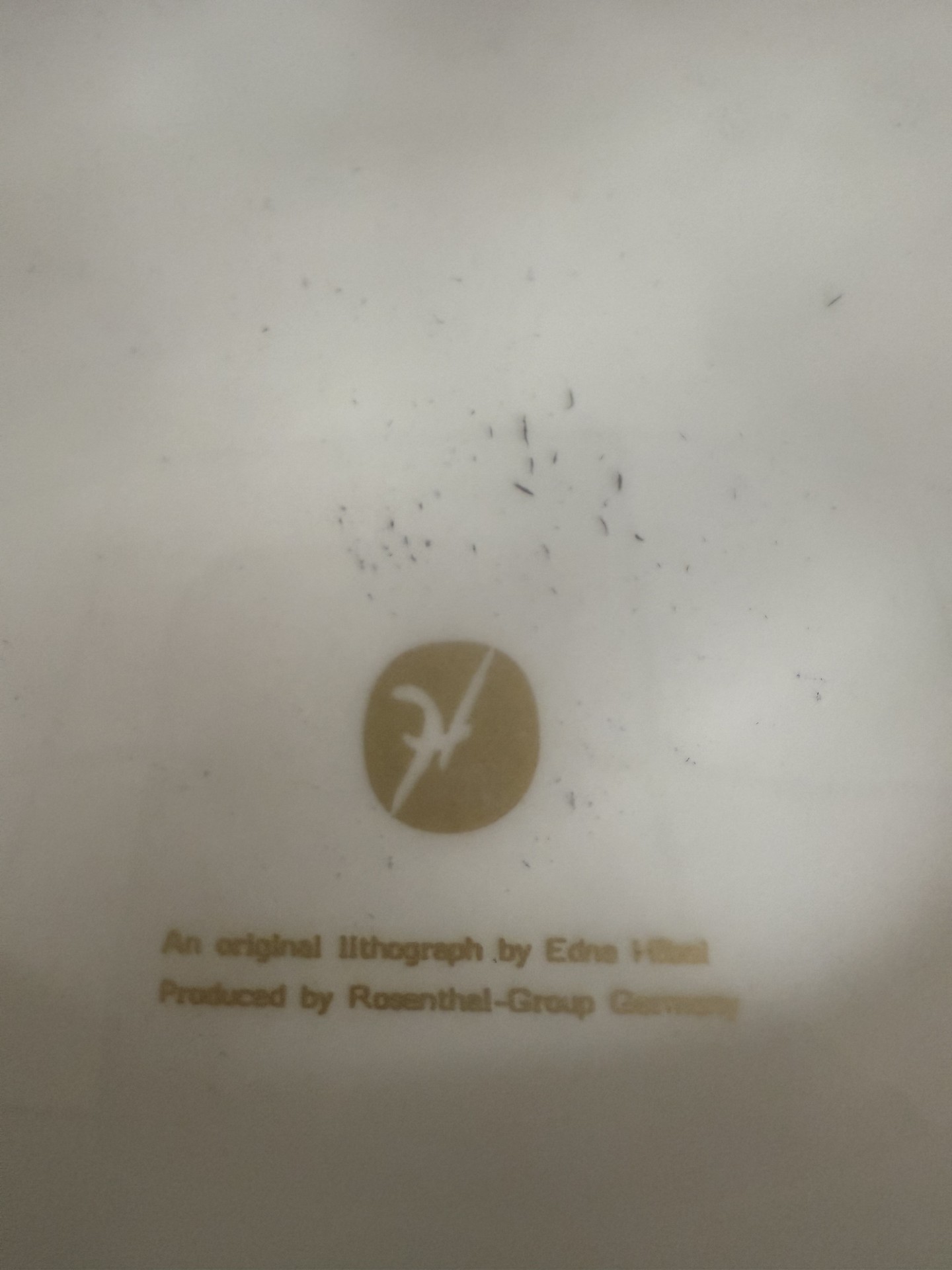 Edna Hibel Limited Edition Porcelain Oval Plaque - image 2 of 6