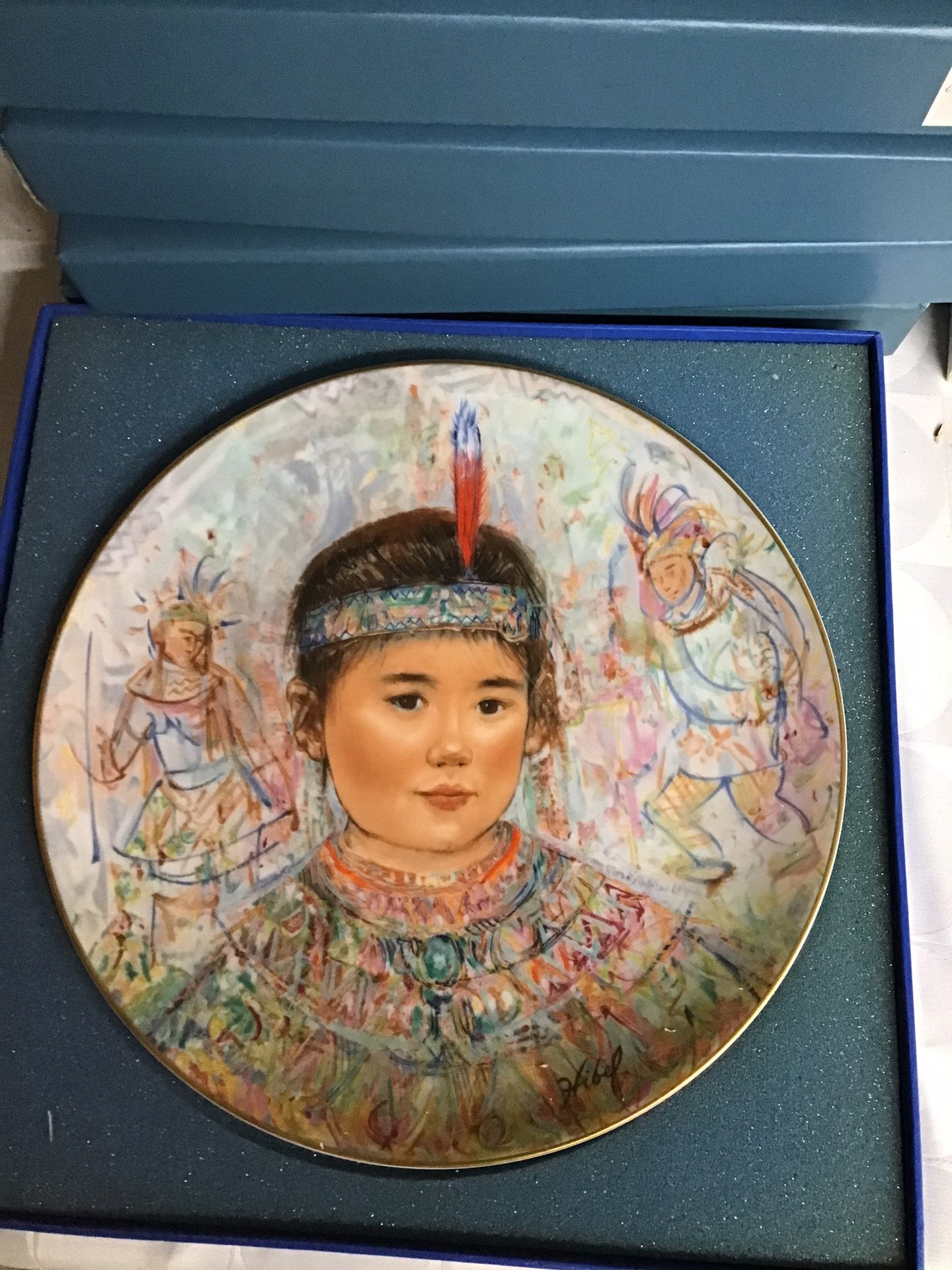 Edna Hibel The Nobility of Children Collector Plates - image 5 of 11