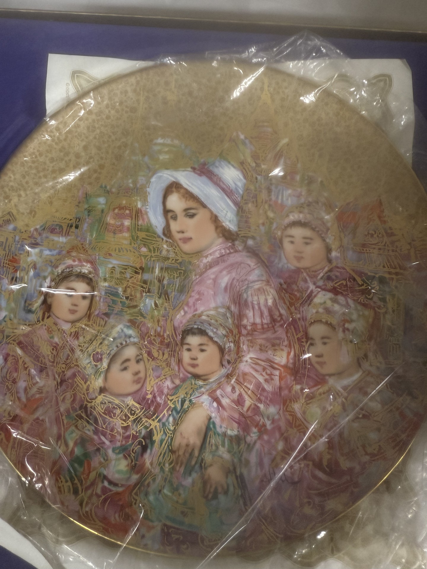 Edna Hibel Famous Women and Children Limited Edition Porcelain Plates - image 12 of 16
