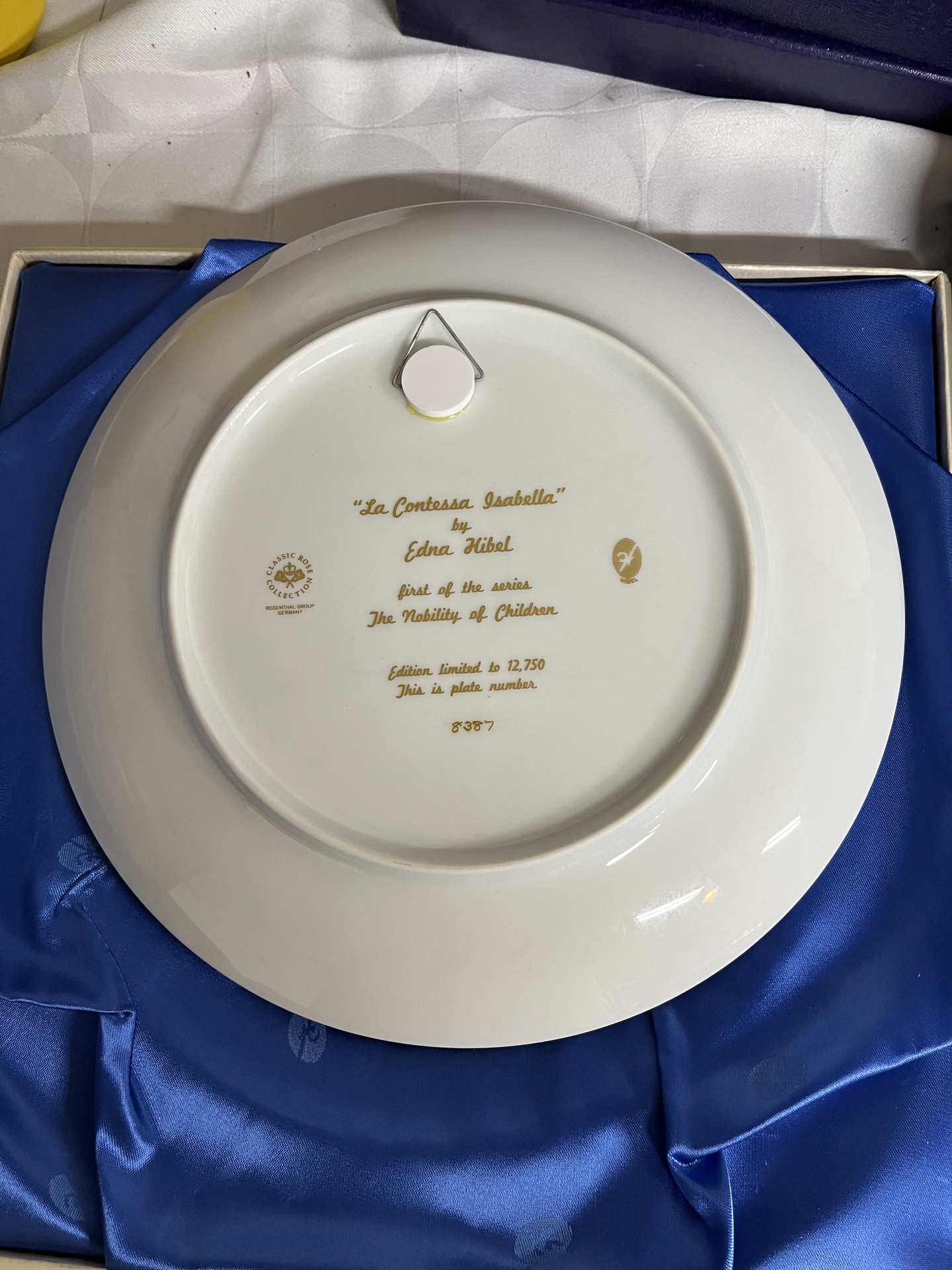 Edna Hibel The Nobility of Children collectible plates - image 2 of 5