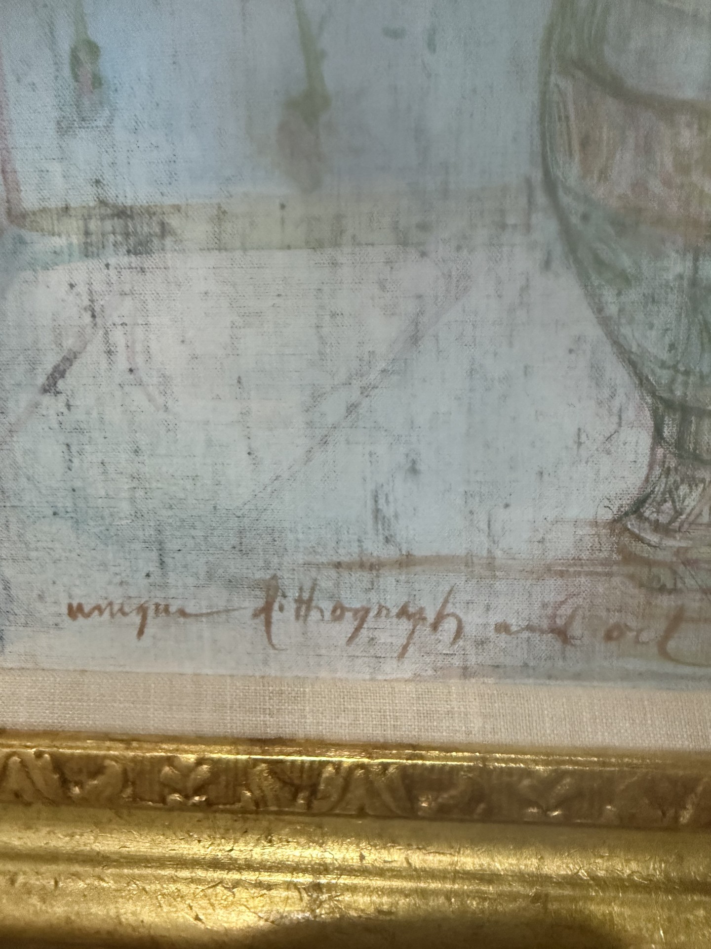 Framed floral still life painting with vase of flowers - image 3 of 9