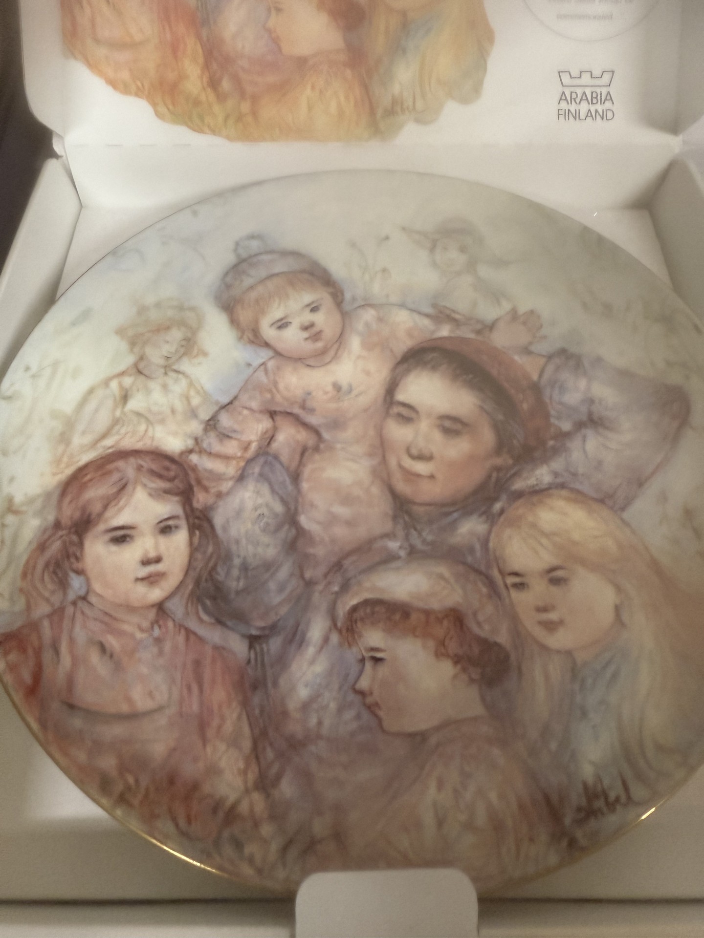 Edna Hibel Limited Edition Porcelain Plates with Certificates - image 7 of 12
