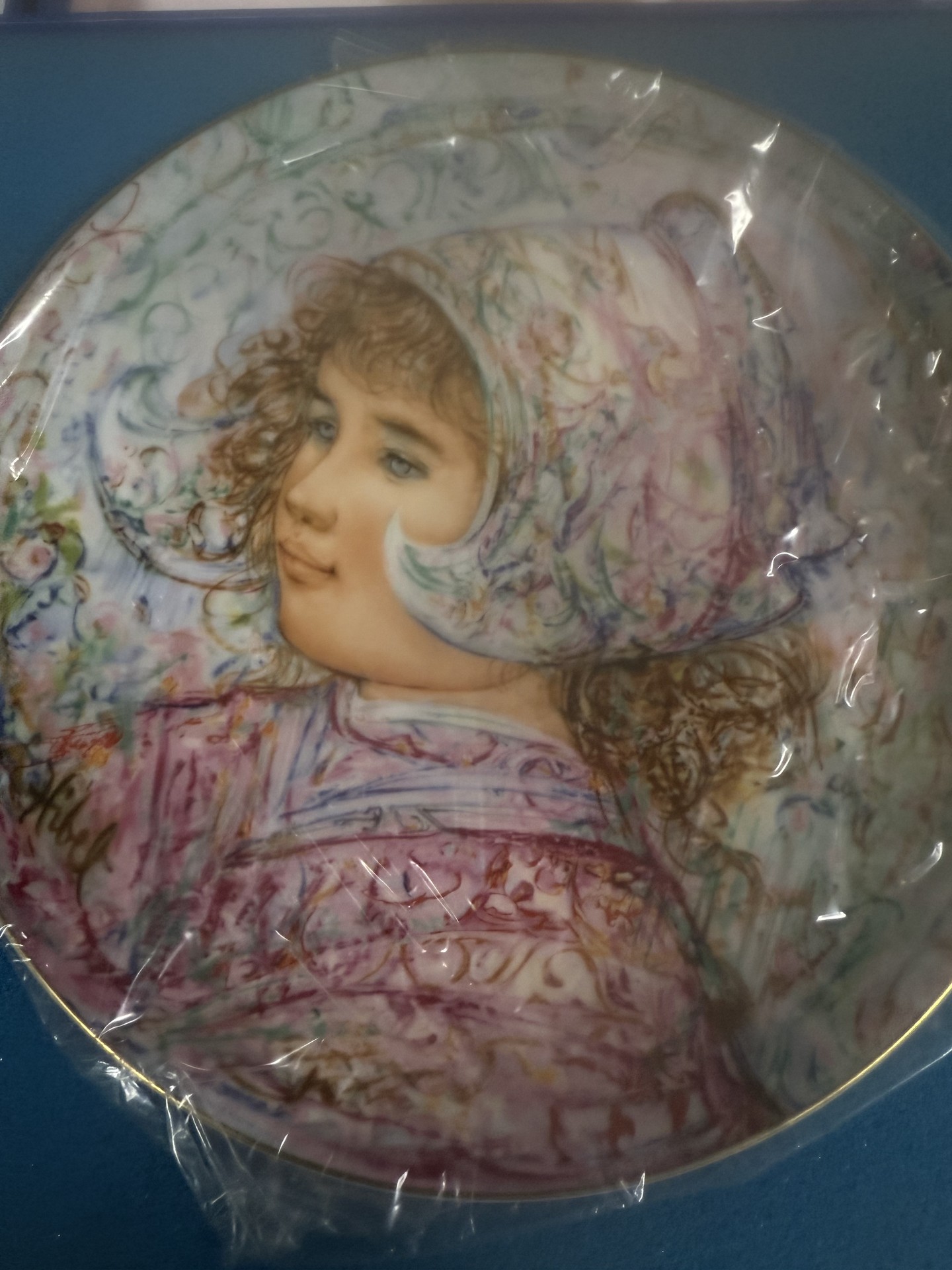 Set of 4 Edna Hibel Nobility of Children Collector Plates - image 10 of 18
