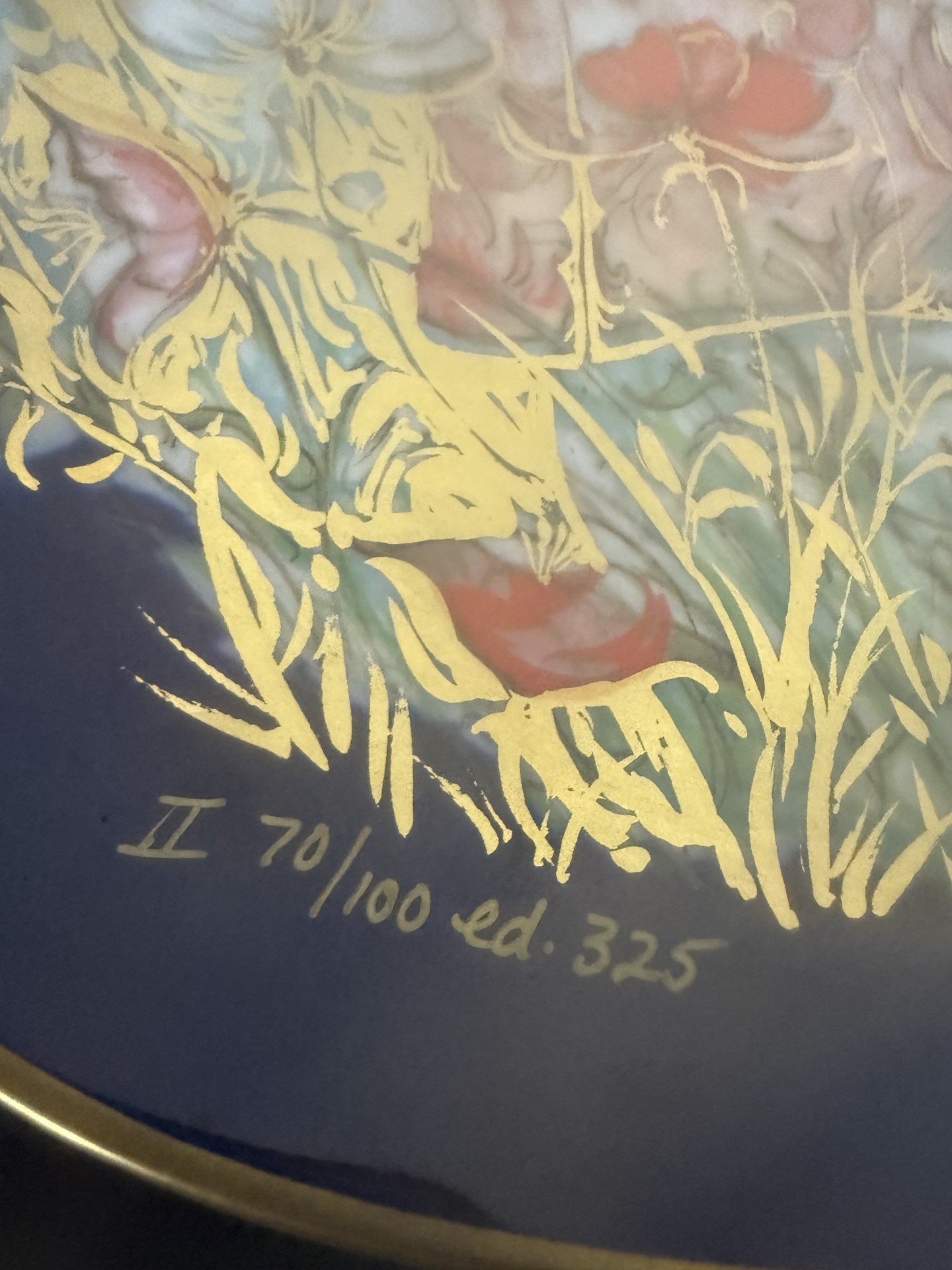 Edna Hibel Limited Edition Porcelain Oval Plaque - image 3 of 6
