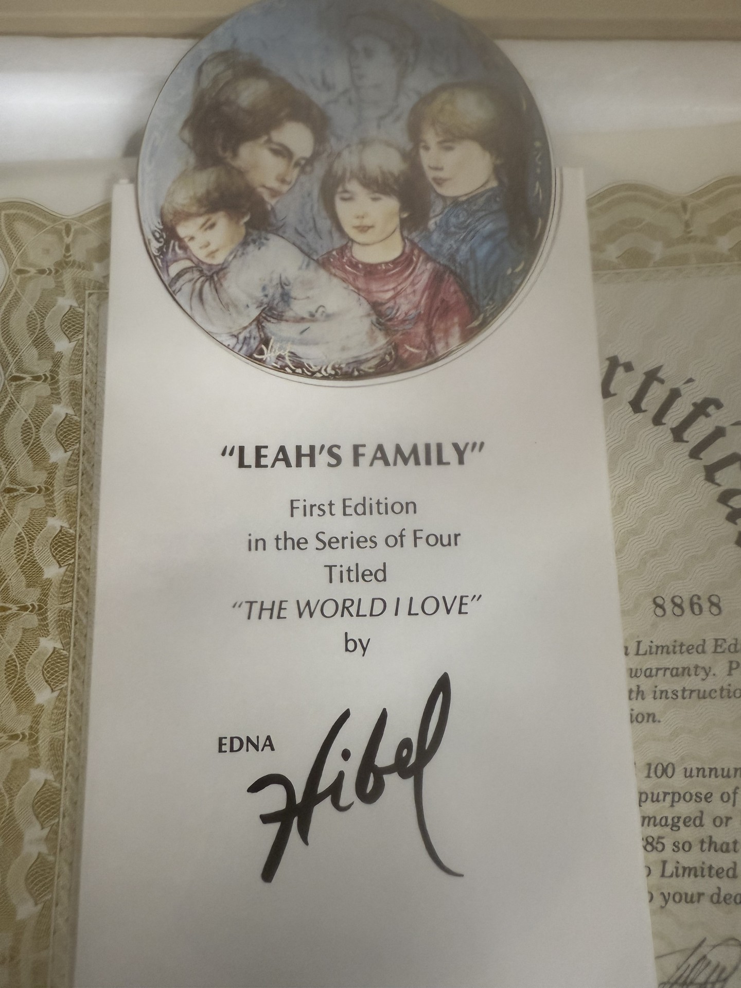 Edna Hibel Limited Edition Collectible Plates Set - image 14 of 16