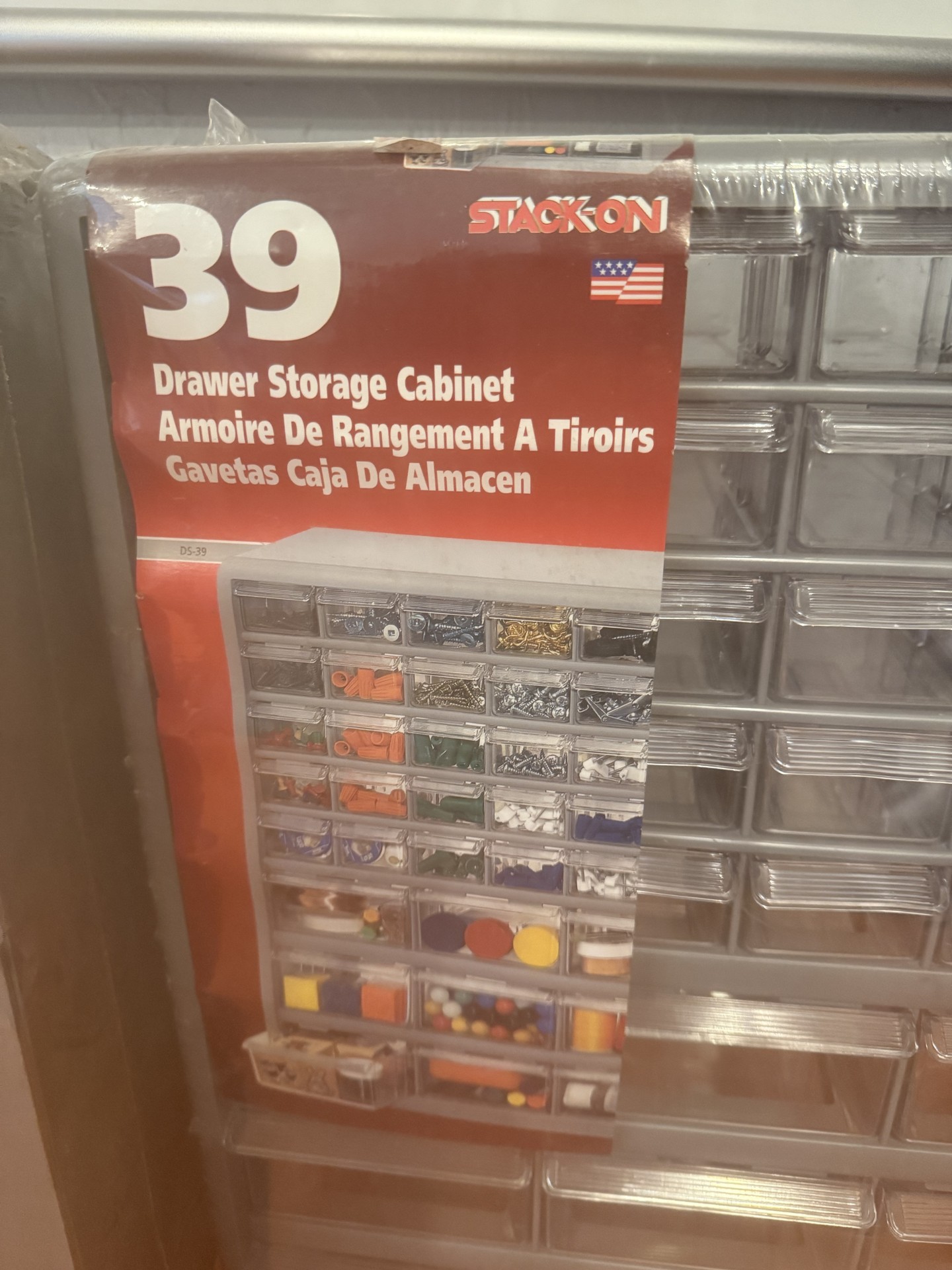 Plastic multi-drawer hardware storage cabinets - image 2 of 4
