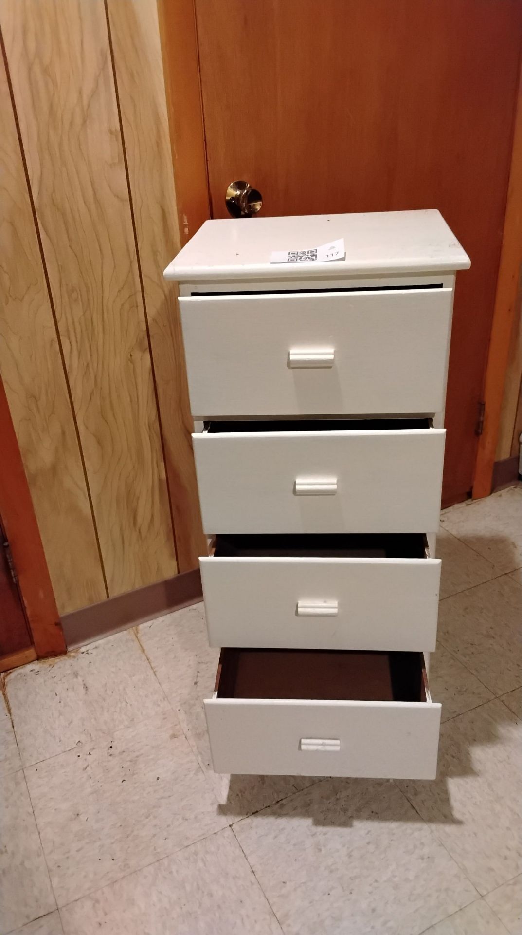 White Five-Drawer Storage Cabinet - image 1 of 3