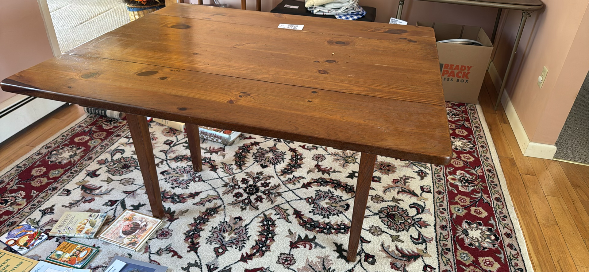Wooden Drop-Leaf Table - image 3 of 5