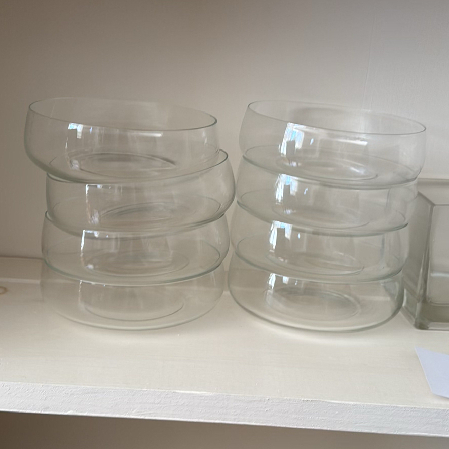 Assorted Clear Glass Bowls and Square Containers - image 2 of 3