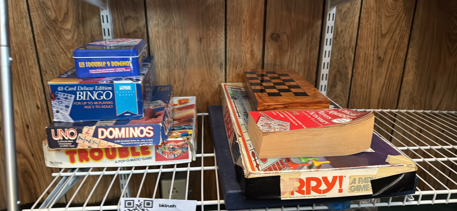Assorted Board Games, Domino Sets, and Wooden Chess Board - image 1 of 2