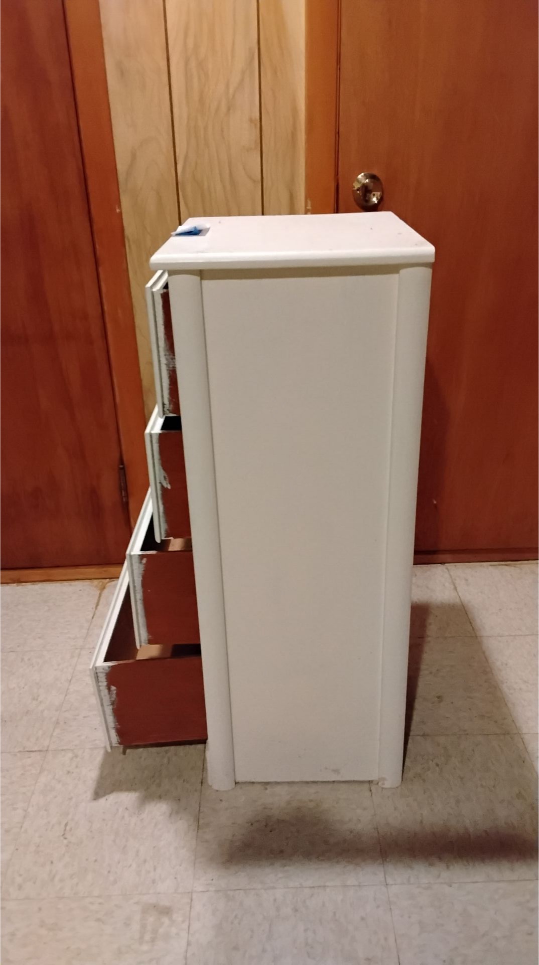 White Five-Drawer Storage Cabinet - image 2 of 3