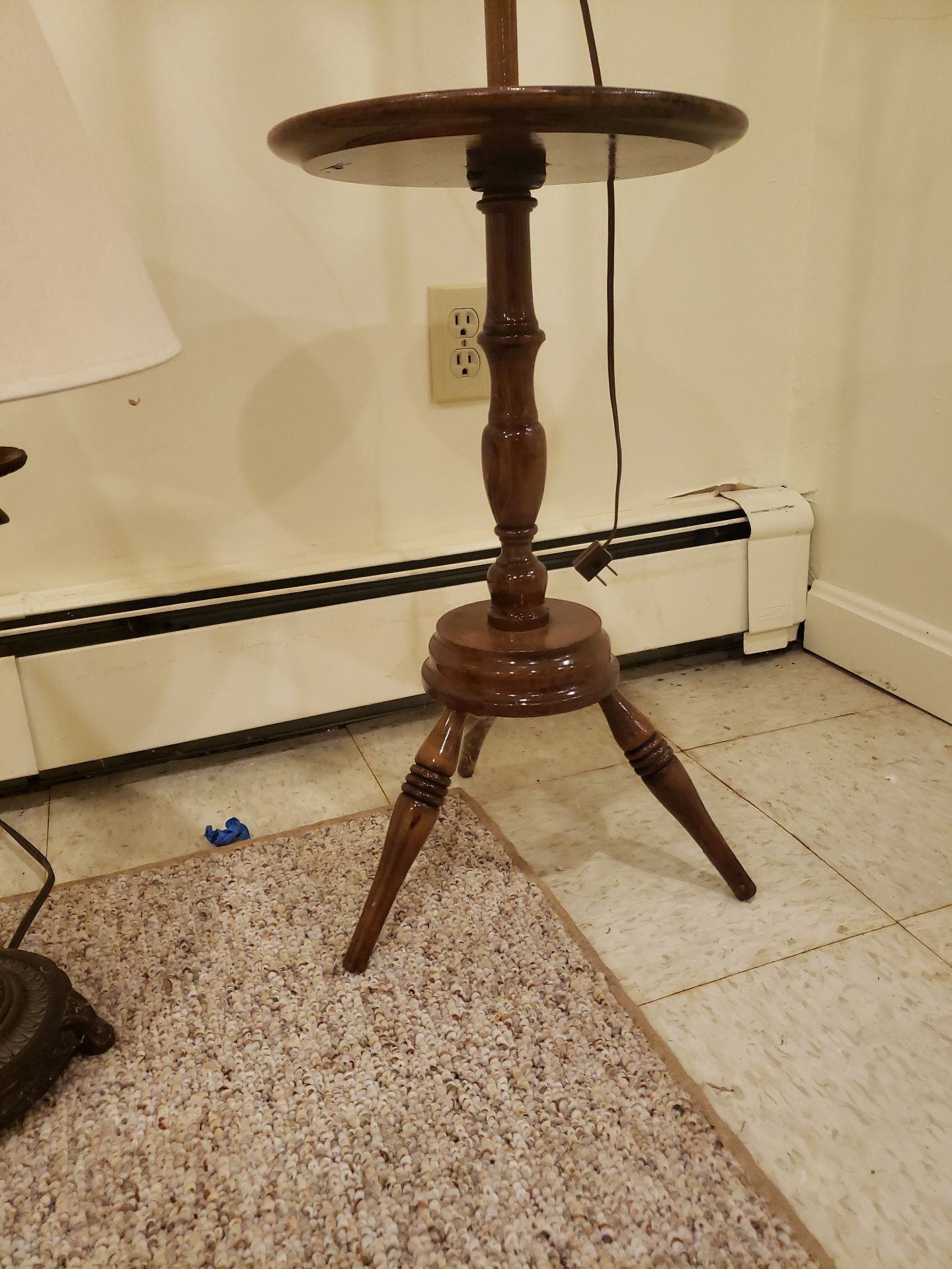 Table Lamp and Floor Lamp with Shades - image 2 of 4