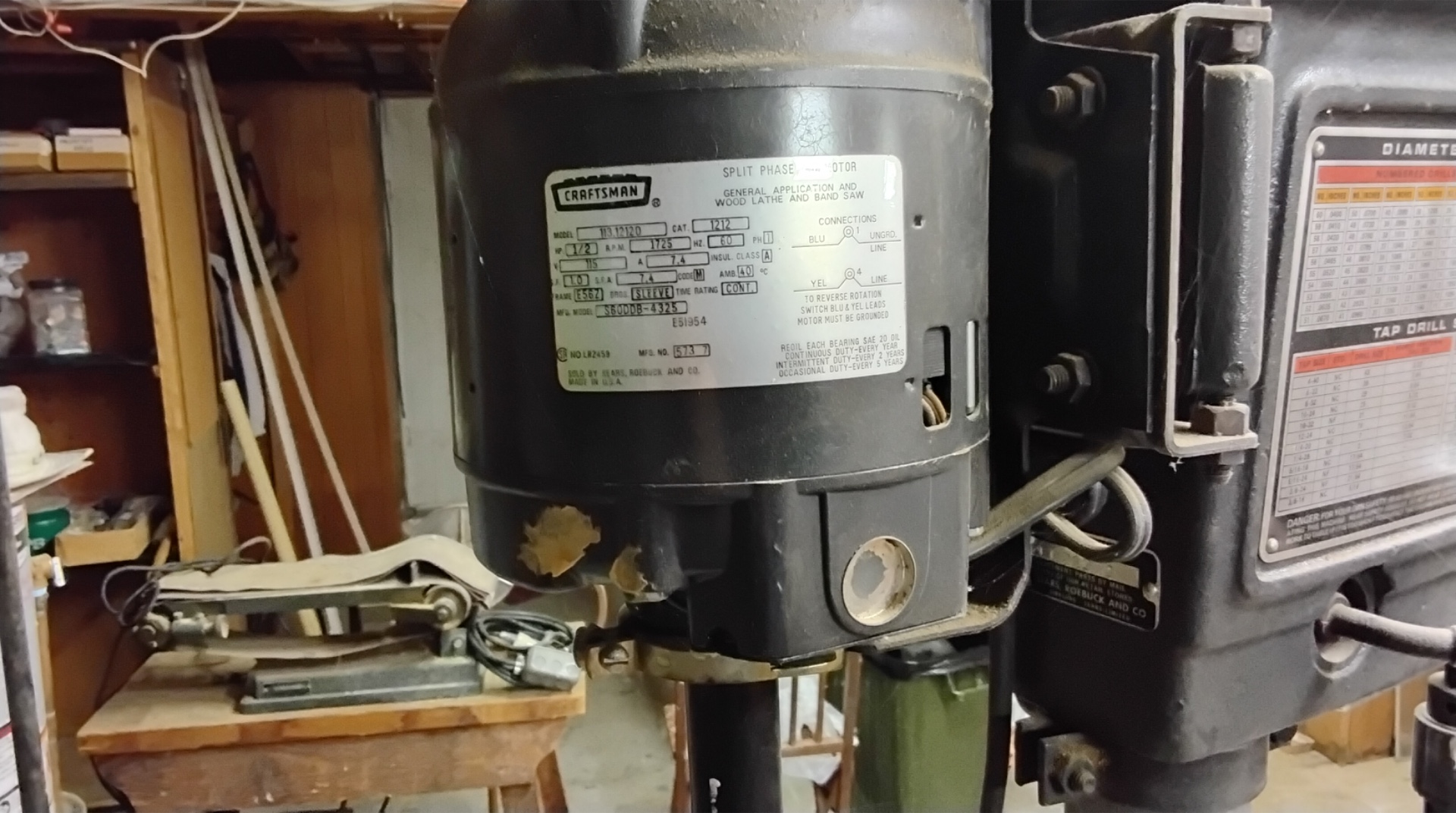 Vintage Craftsman Sears Floor-Standing Drill Press - image 4 of 4