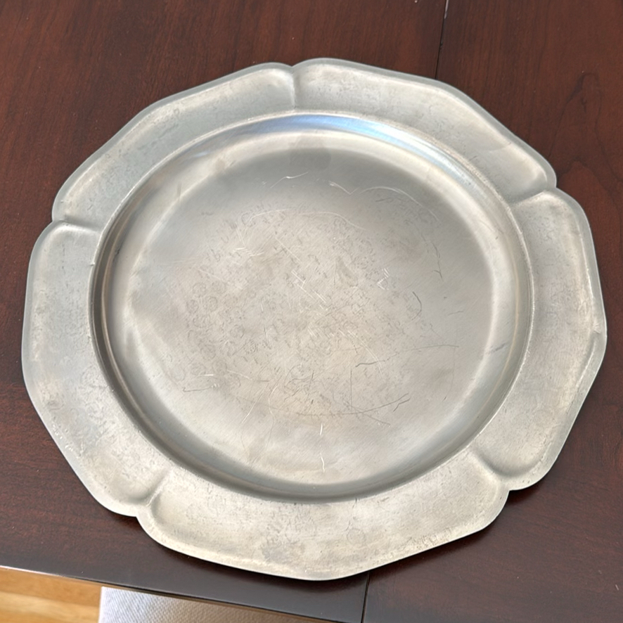 Assorted Metal Serving Platters - image 4 of 5