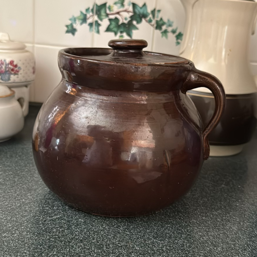 Vintage Thermos, Bean Pot, and Pitcher - image 3 of 5