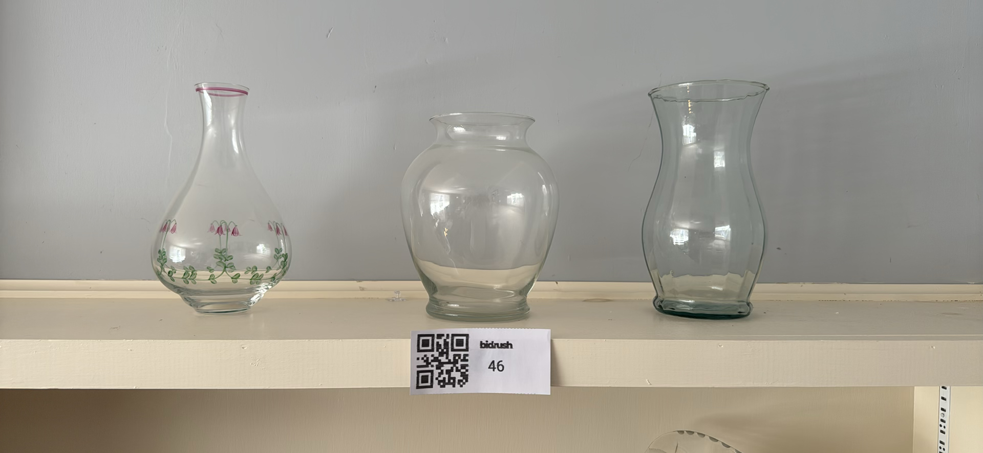 Three Glass Vases and Three Coca-Cola Glass Bottles - image 1 of 7