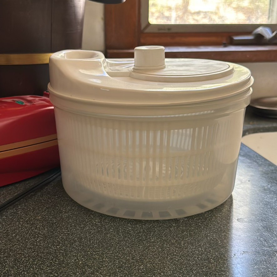 Red Copper 5 Minute Chef Cooker, Plastic Divided Tray, and Salad Spinner - image 5 of 8
