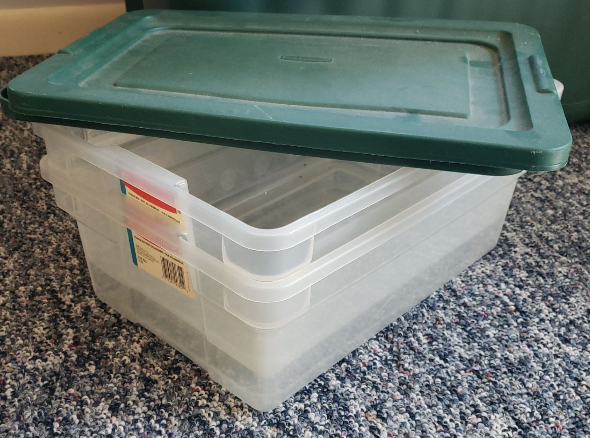 Four Plastic Storage Bins with Lids - image 3 of 3