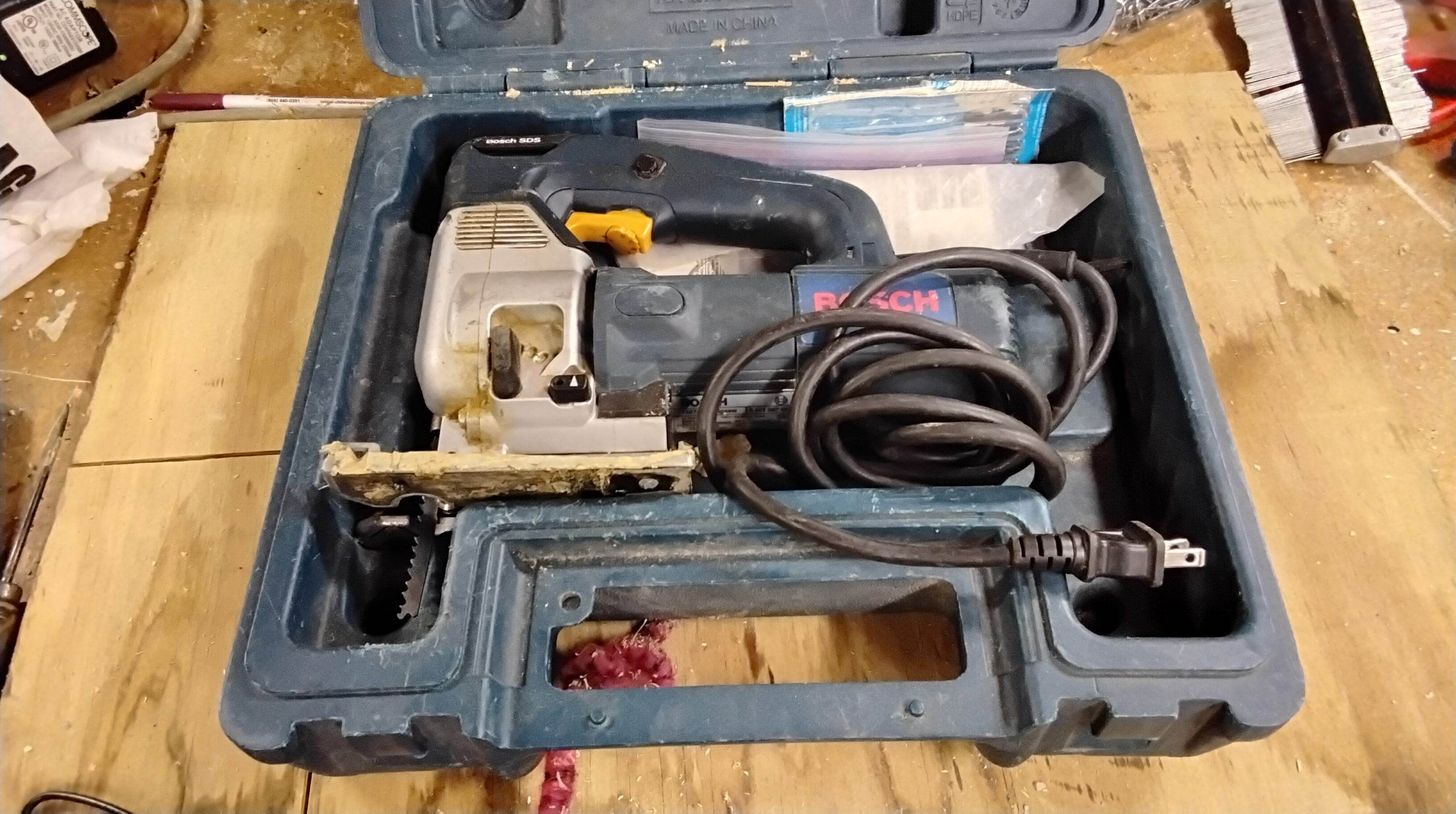 Ryobi Drill and Bit Set Case and Bosch Jigsaw with Case - image 4 of 4