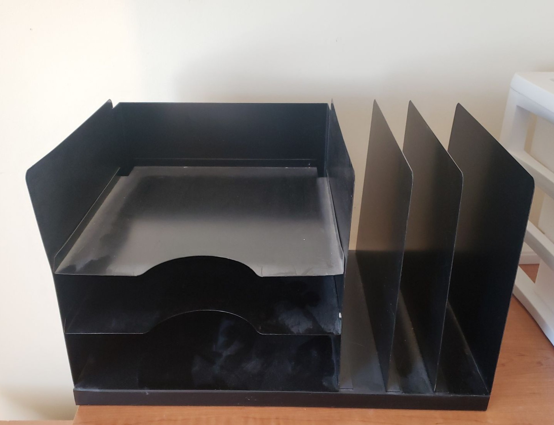 Office Desk with Assorted Desk and Office Organizers - image 1 of 5