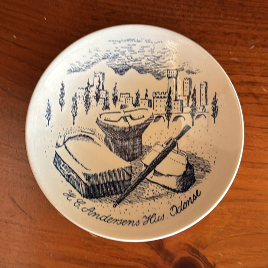 Set of Four Danish Decorative Ceramic Plates - image 2 of 7
