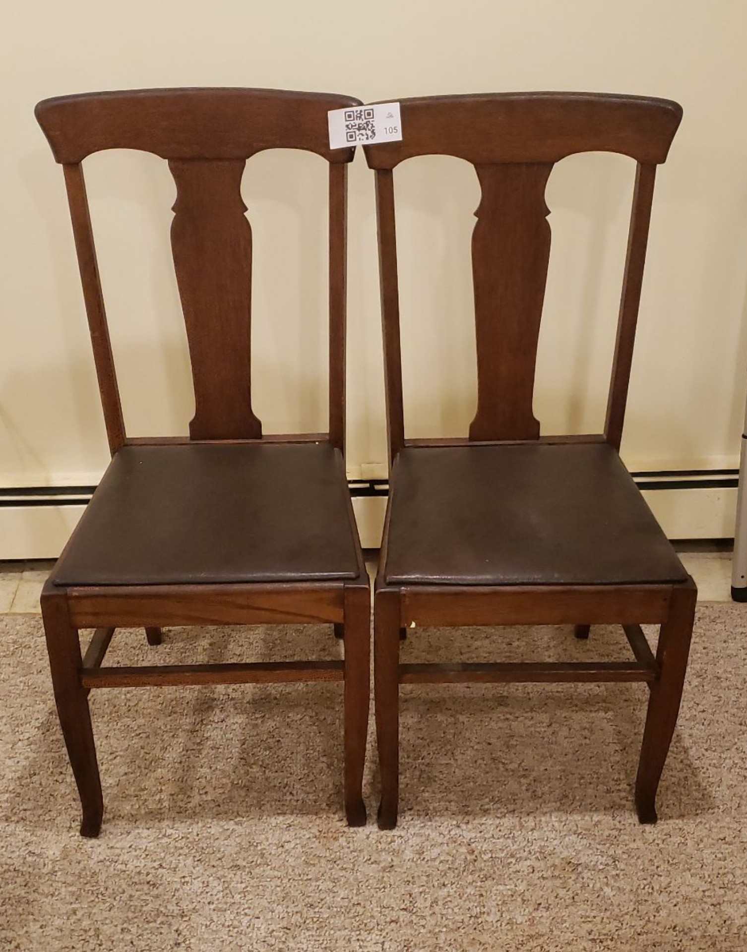 Two Gardner Chair Co. Wooden Dining Chairs - image 1 of 4
