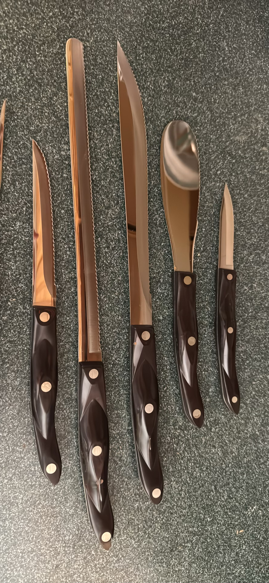 Assorted Kitchen Knife Set with Storage Boxes - image 3 of 3